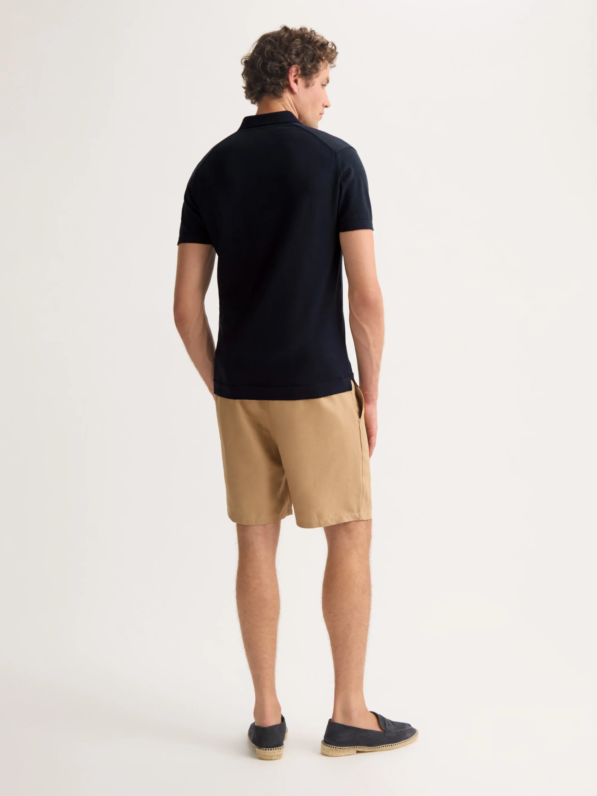 Men's Polo Shirt Jacob Sea Island Cotton Navy - Image 3