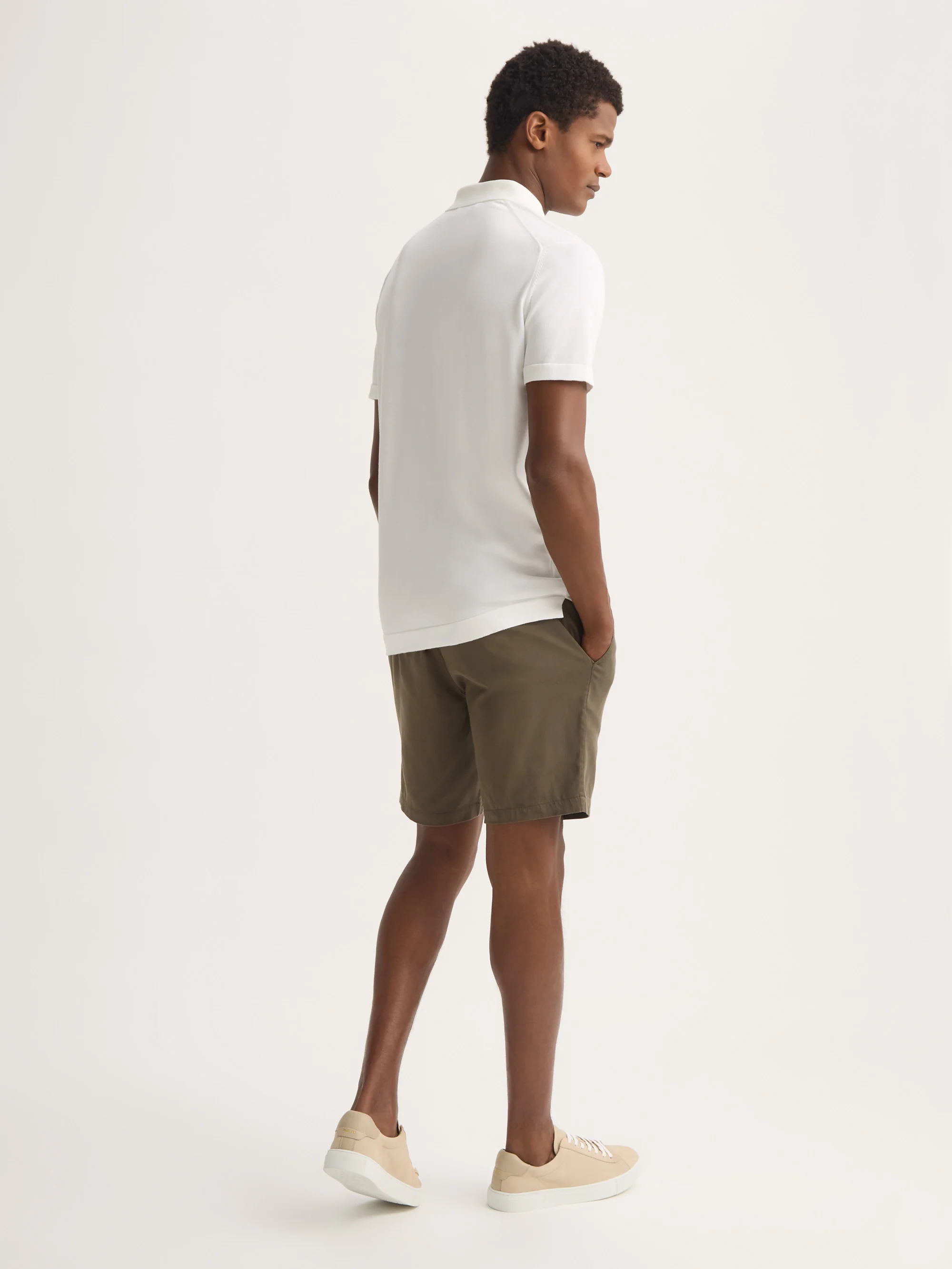 Men's Polo Shirt Jacob Sea Island Cotton White - Image 3