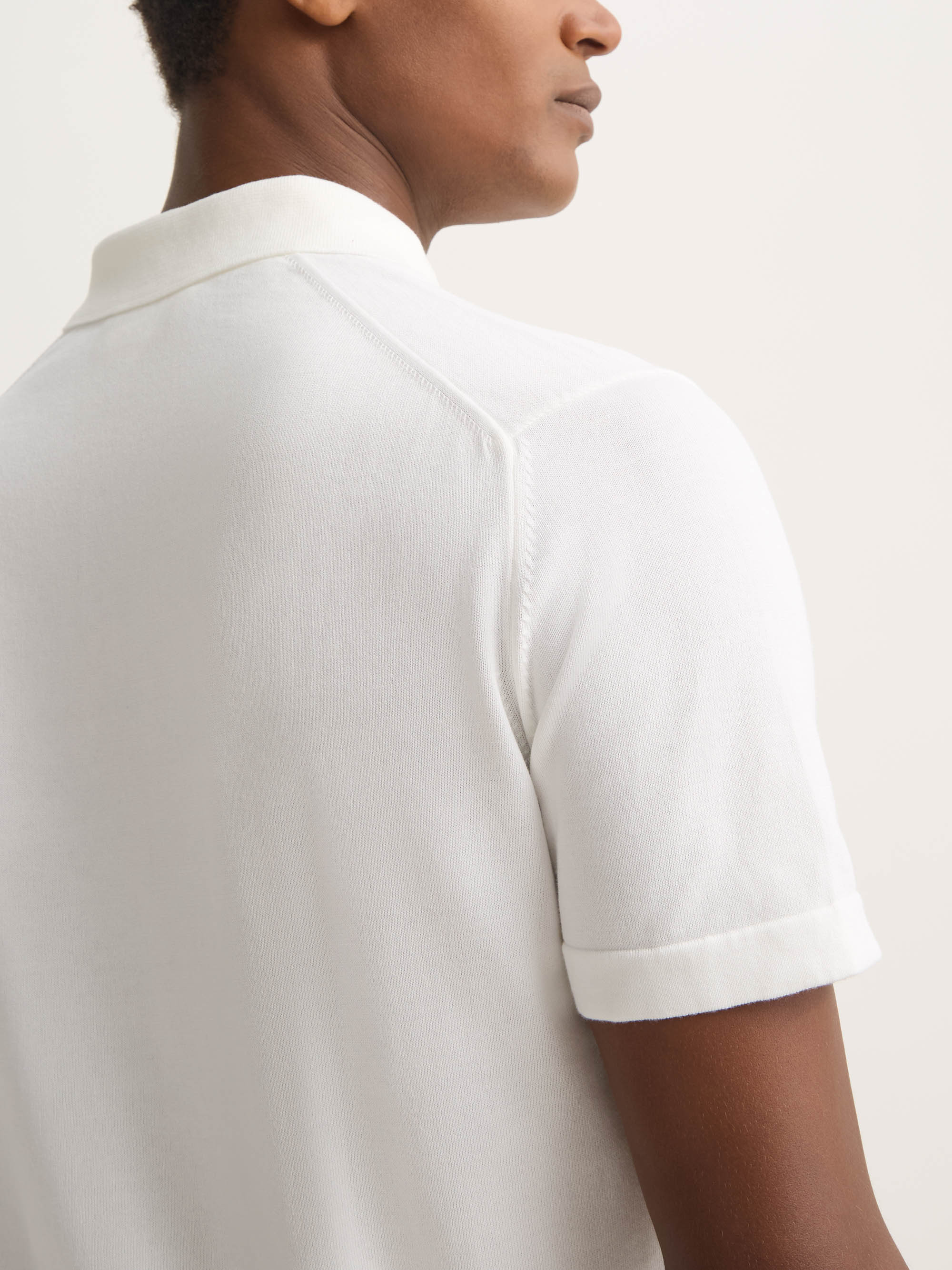 Men's Polo Shirt Jacob Sea Island Cotton White - Image 6