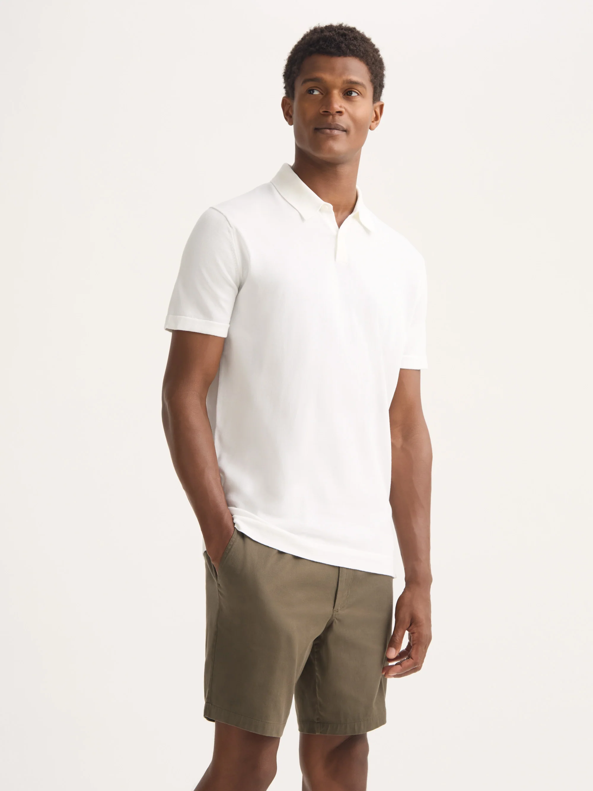 Men's Polo Shirt Jacob Sea Island Cotton White - Image 7
