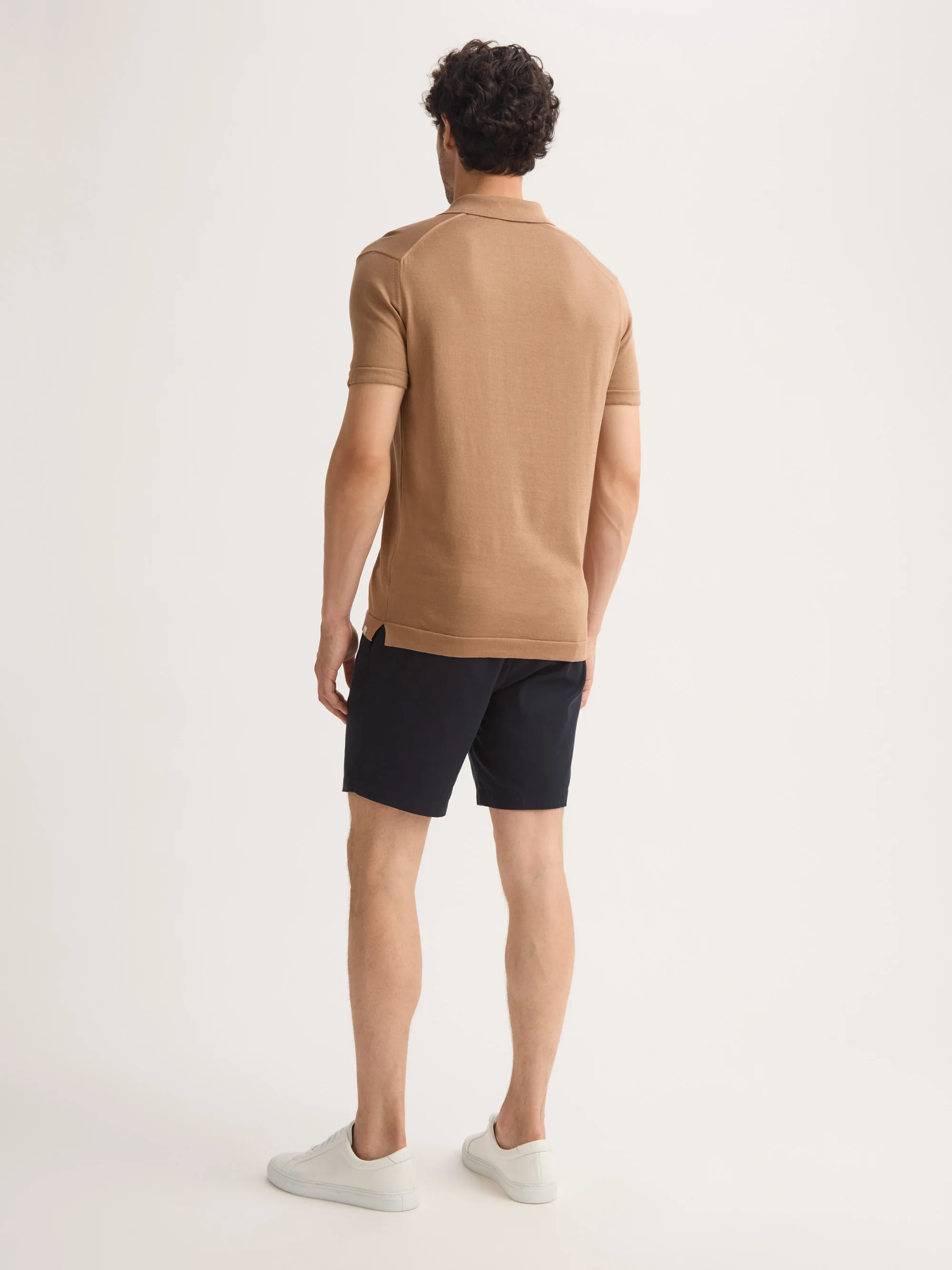 Men's Polo Shirt Jacob Sea Island Cotton Camel - Image 3