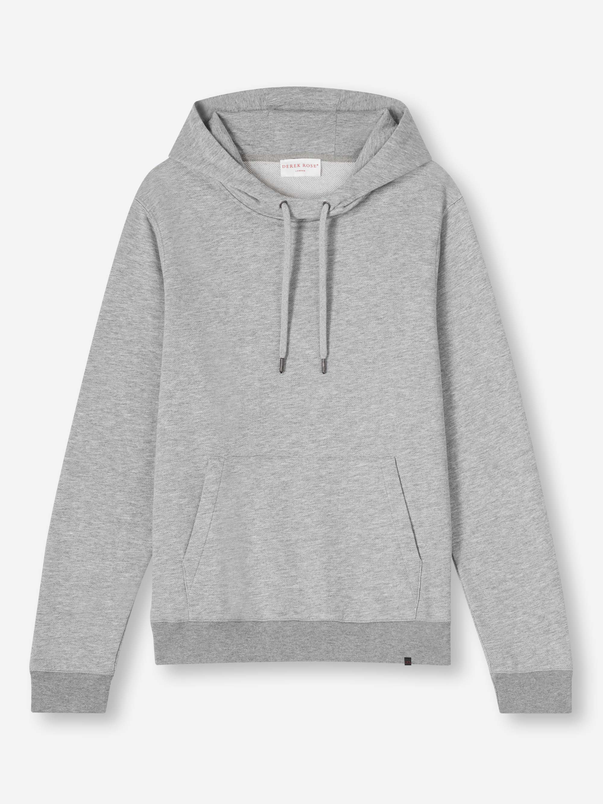 Men's Pullover Hoodie and Sweatpants Quinn Micro Modal Silver - Image 8