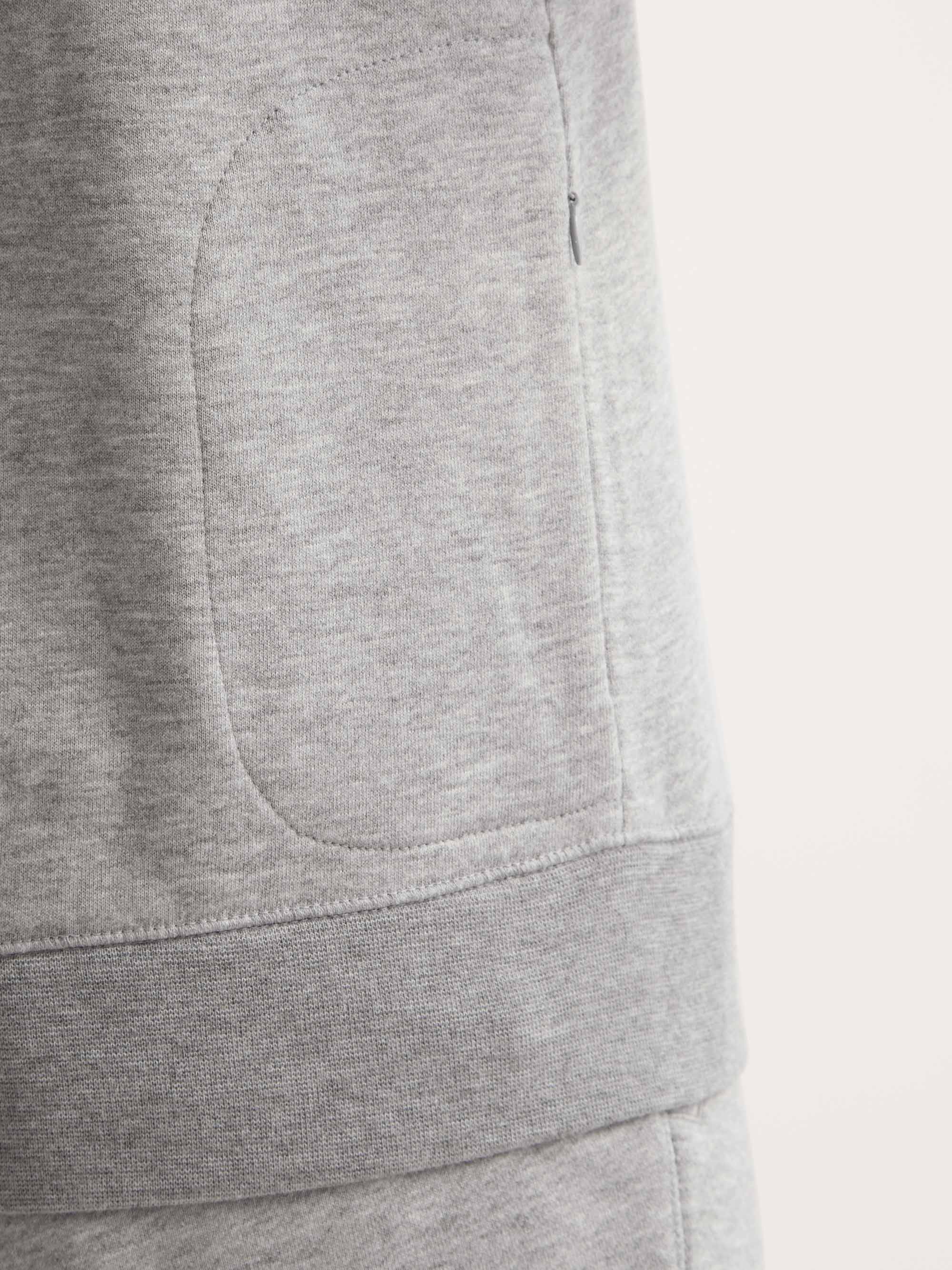 Men's Pullover Hoodie Quinn Cotton Modal Silver - Image 7