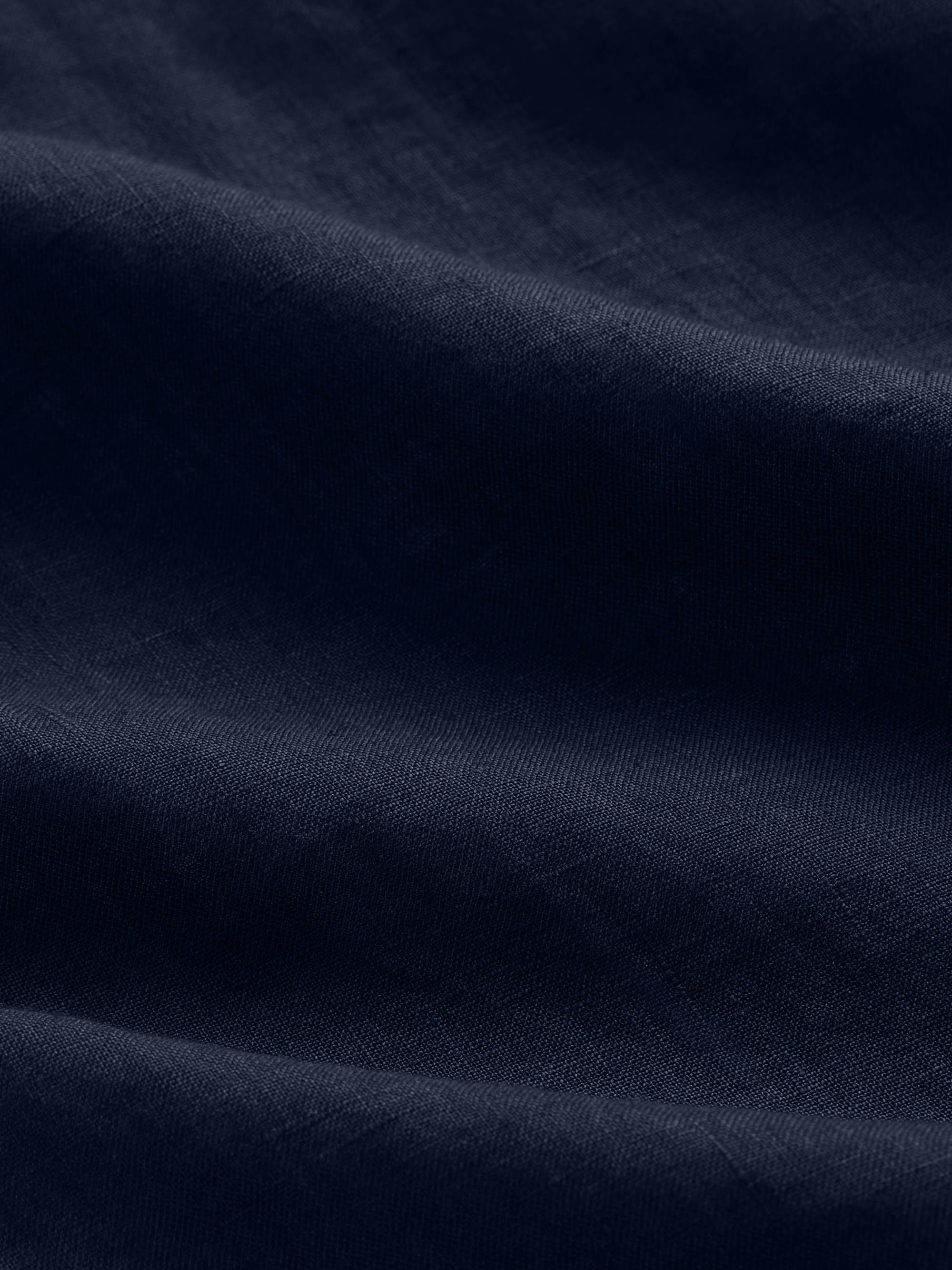 Men's Pyjamas Sicily Linen Navy - Image 6