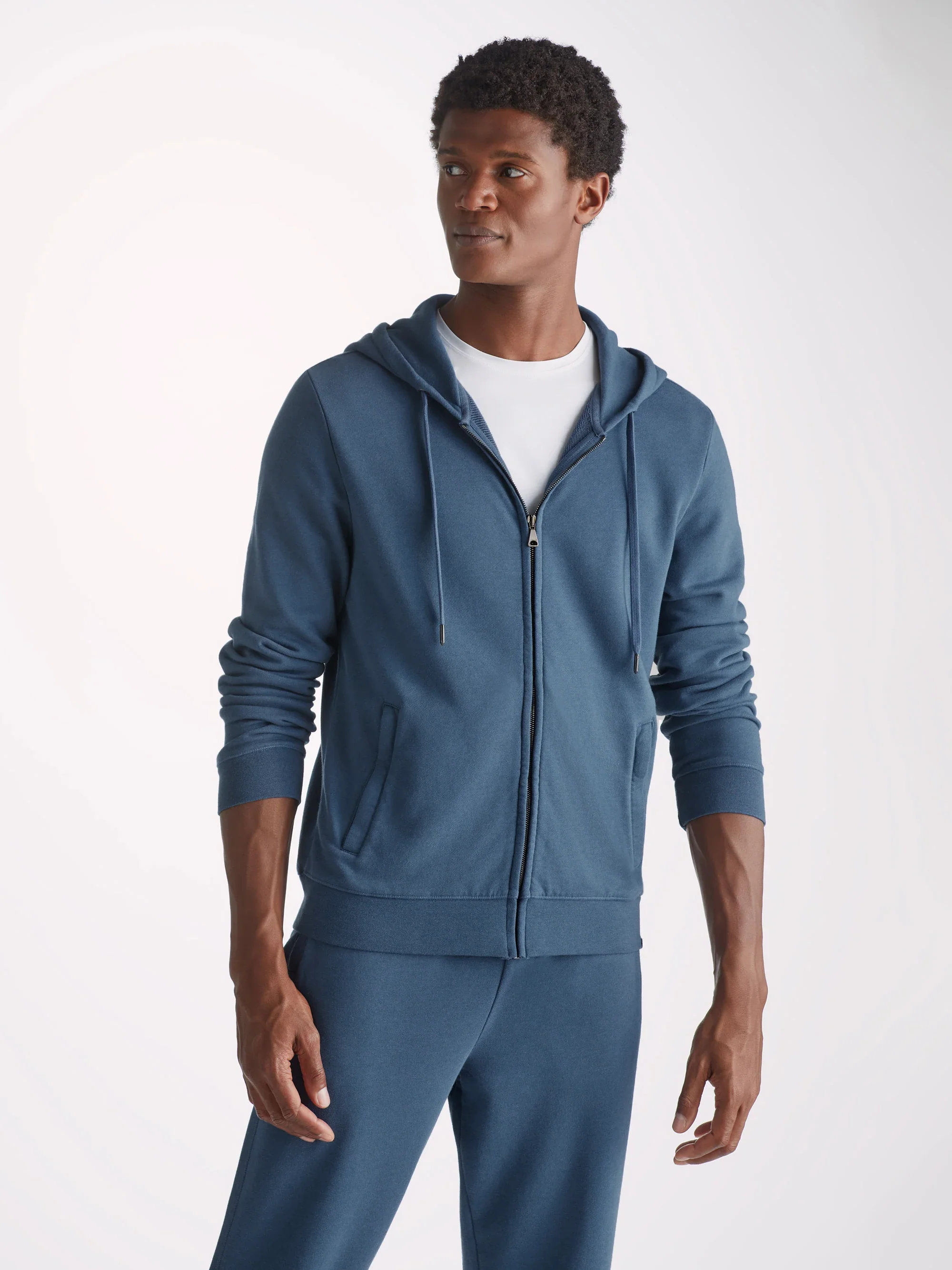 Men's Quinn Hoodie and Sweatpants Denim - Image 3