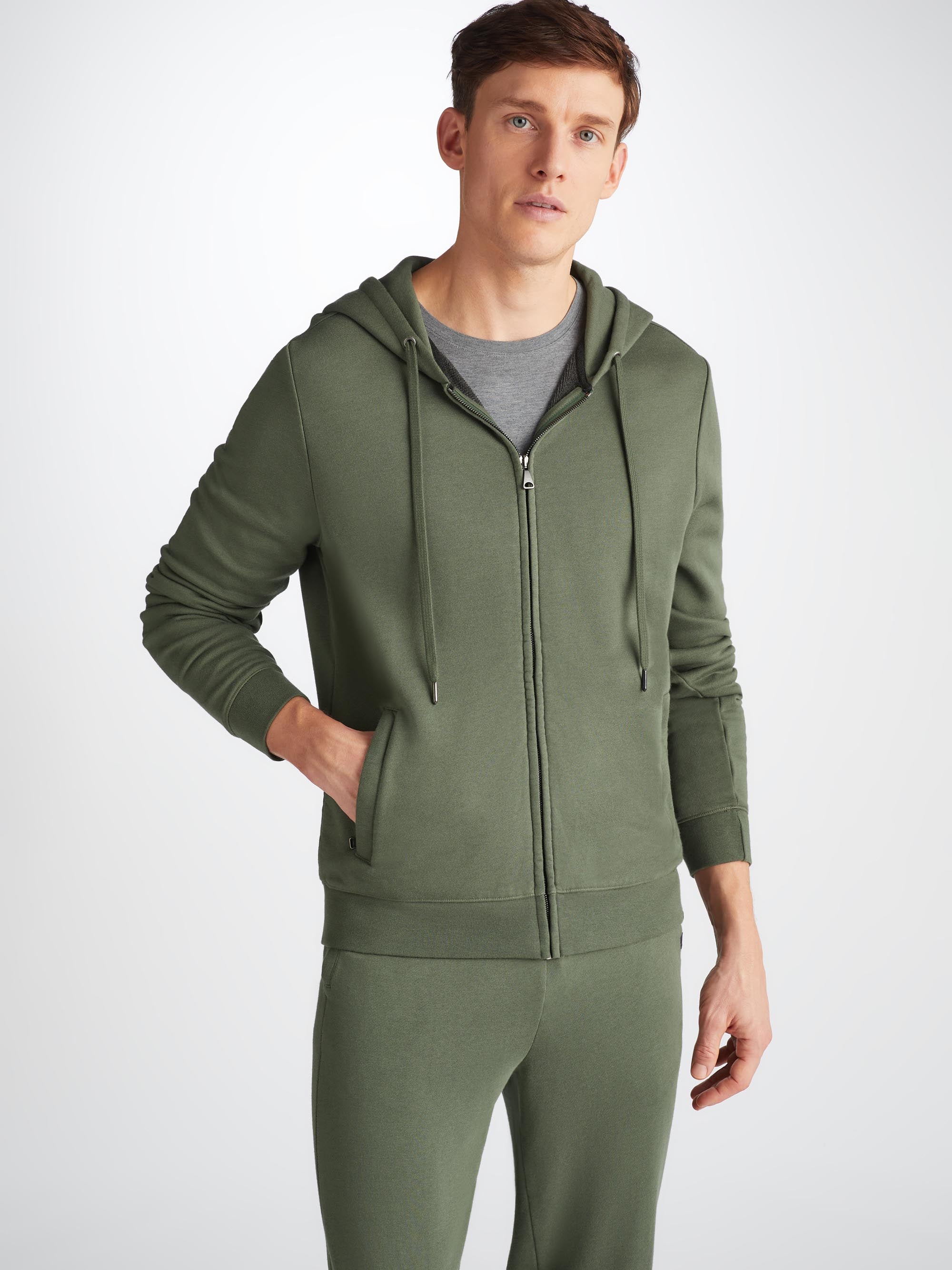 Men's Quinn Hoodie and Sweatpants Soft Green - Image 2