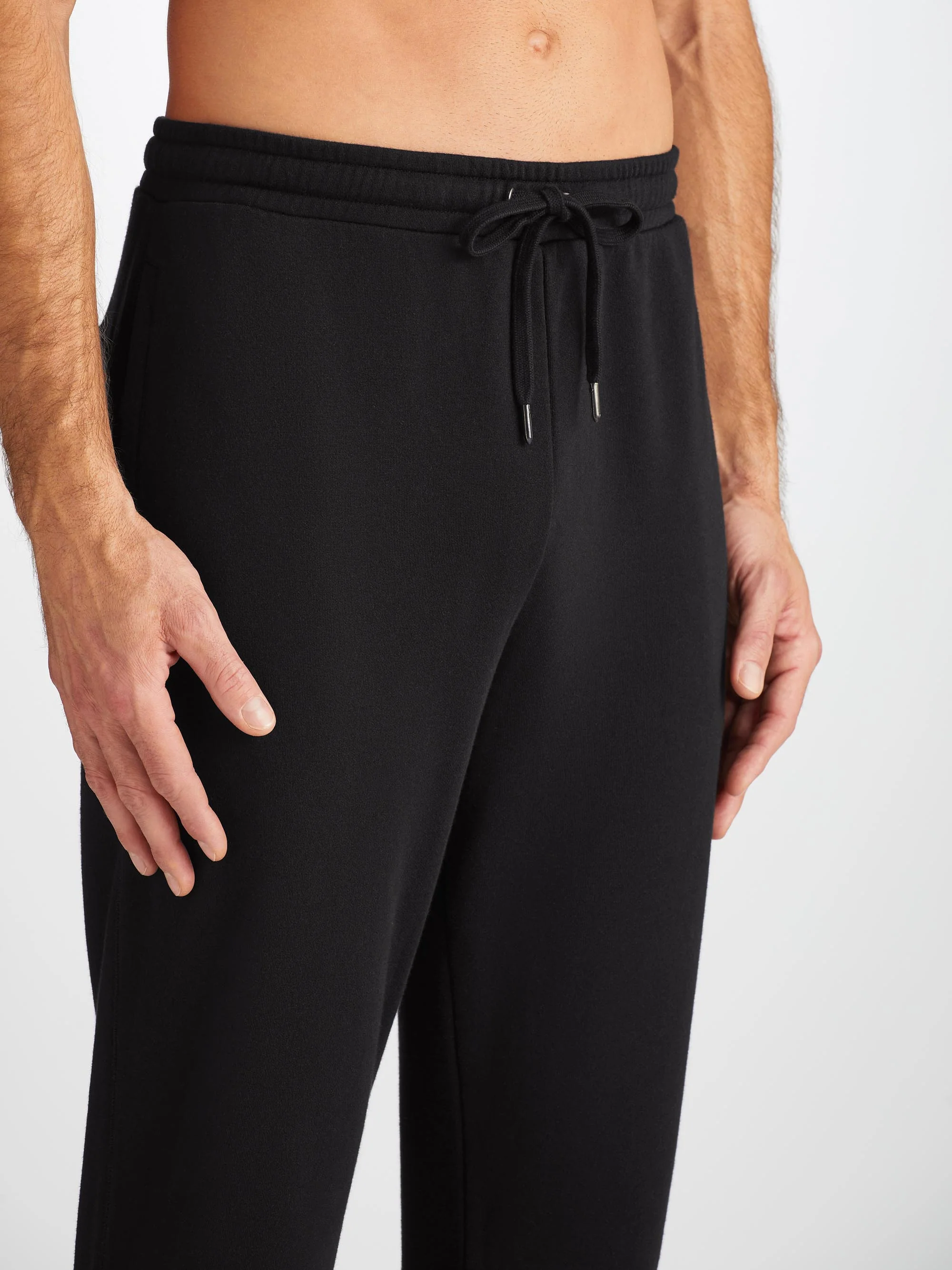 Men's Sweatpants Quinn Cotton Modal Black - Image 4