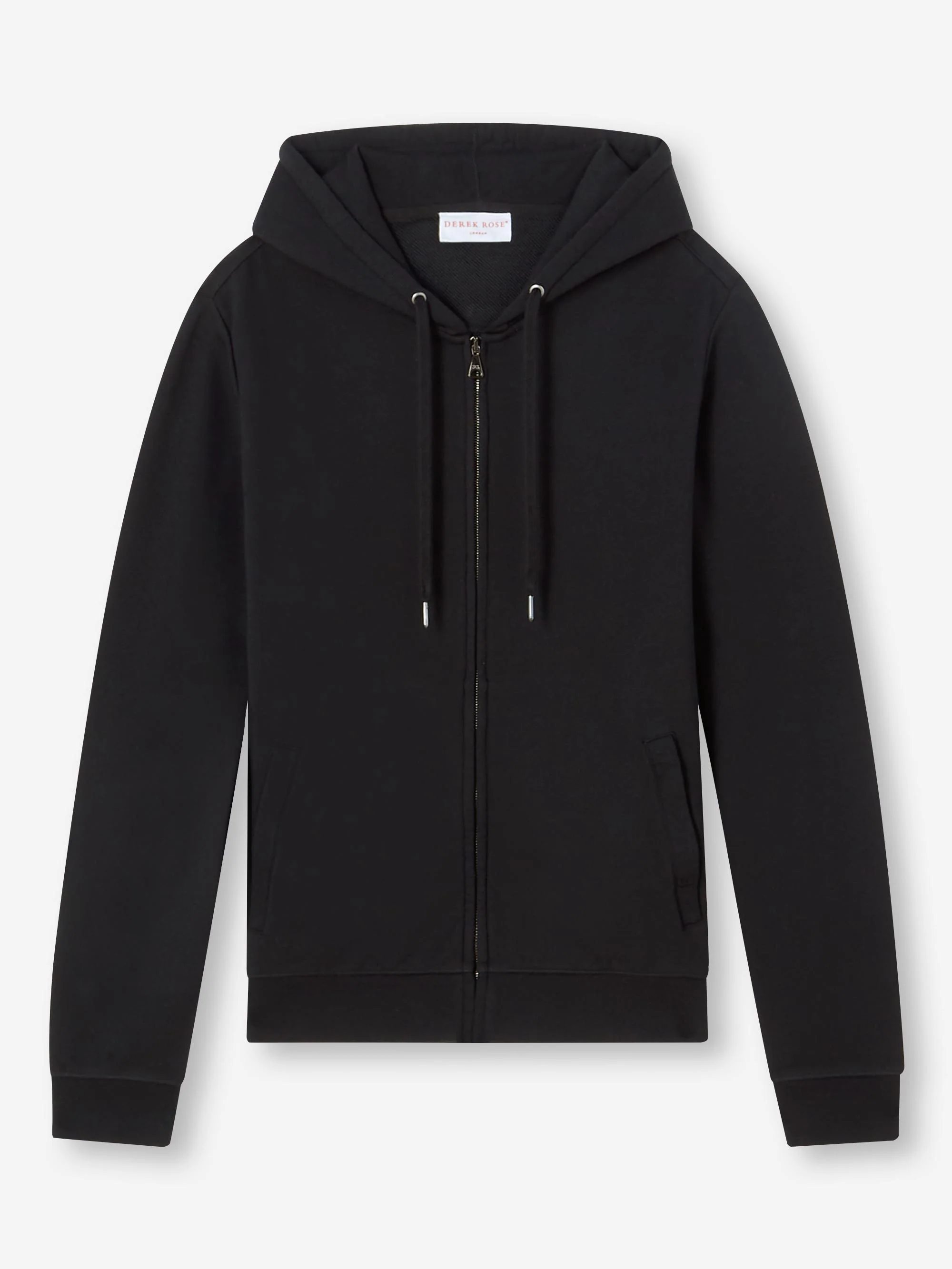 Men's Quinn Zip Up Hoodie and Sweatpants Black Set - Image 7