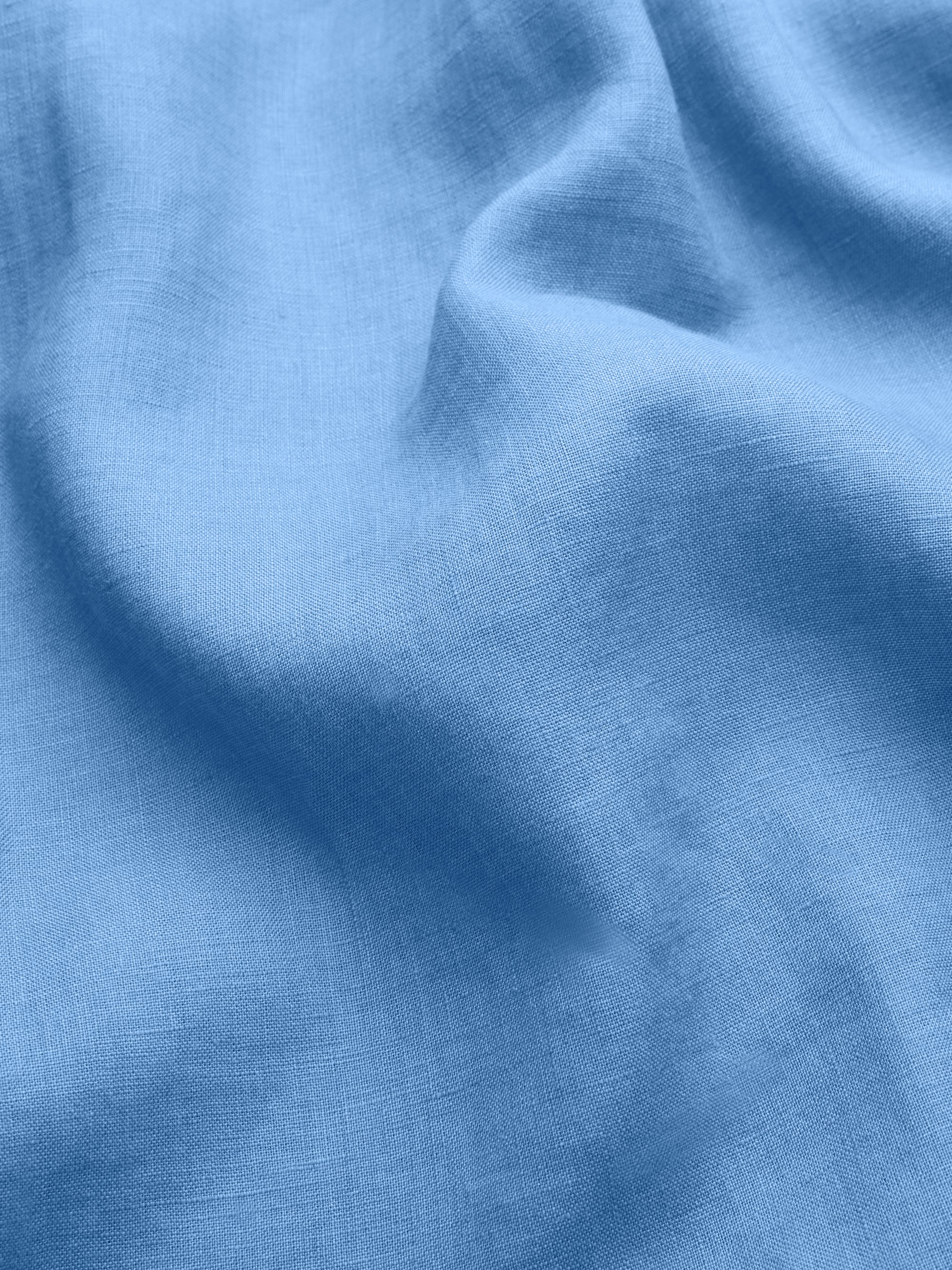 Men's Shirt Monaco Linen Santorini Blue - Image 6