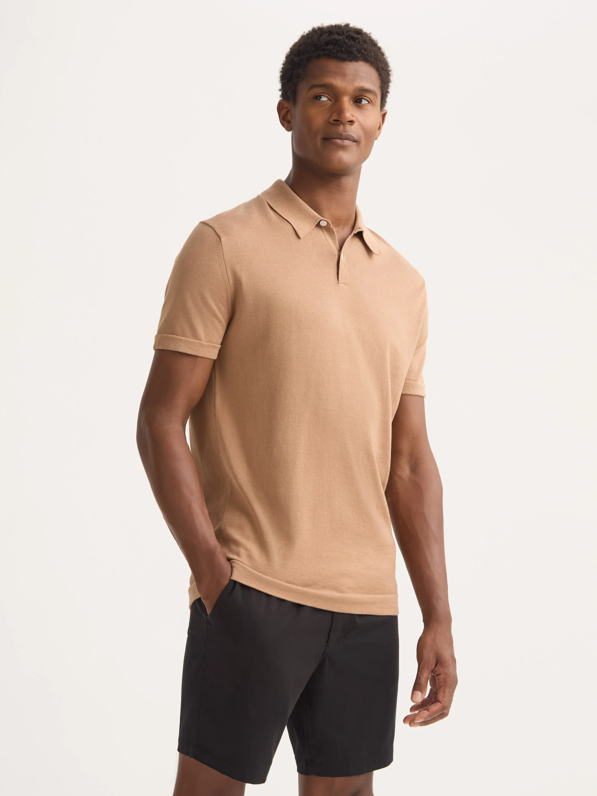 Men's Shorts Harris Lyocell Cotton Black - Image 9