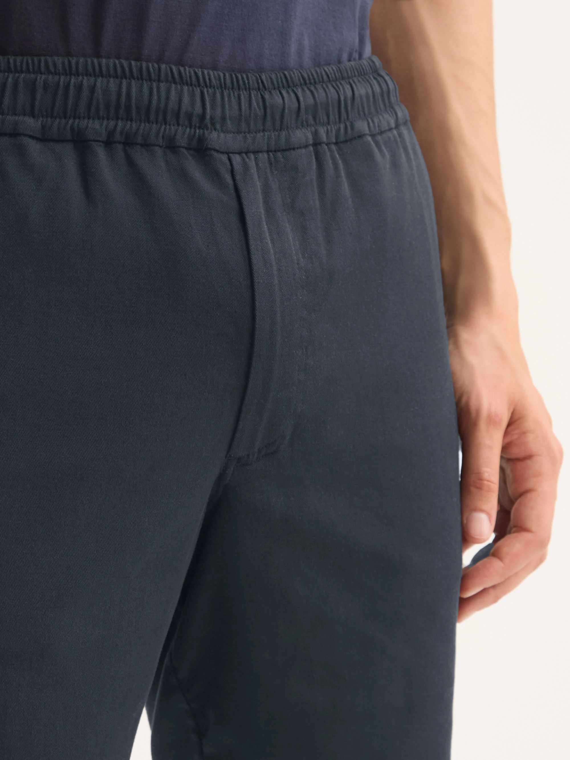 Men's Shorts Harris Lyocell Cotton Navy - Image 5