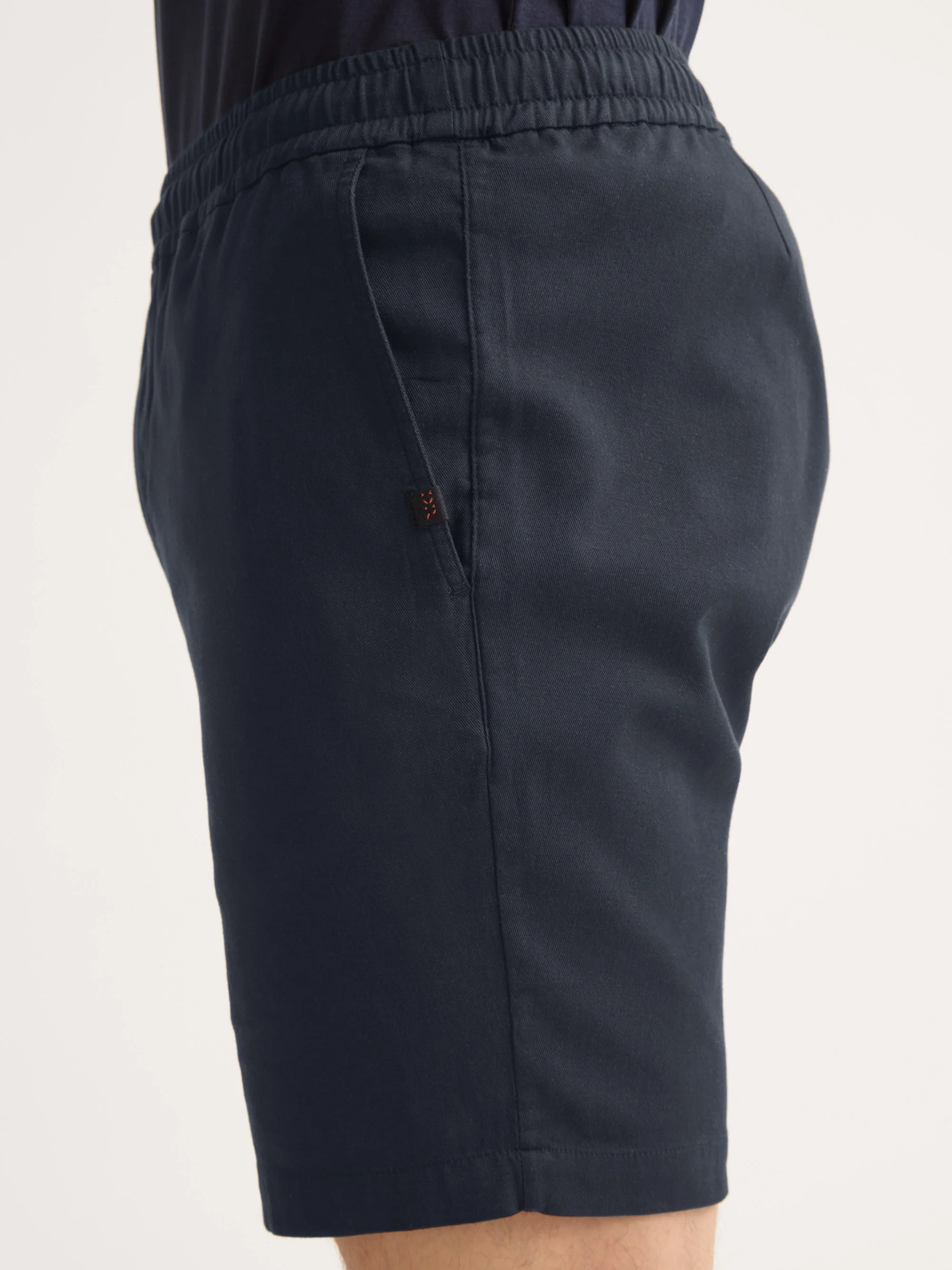 Men's Shorts Harris Lyocell Cotton Navy - Image 6