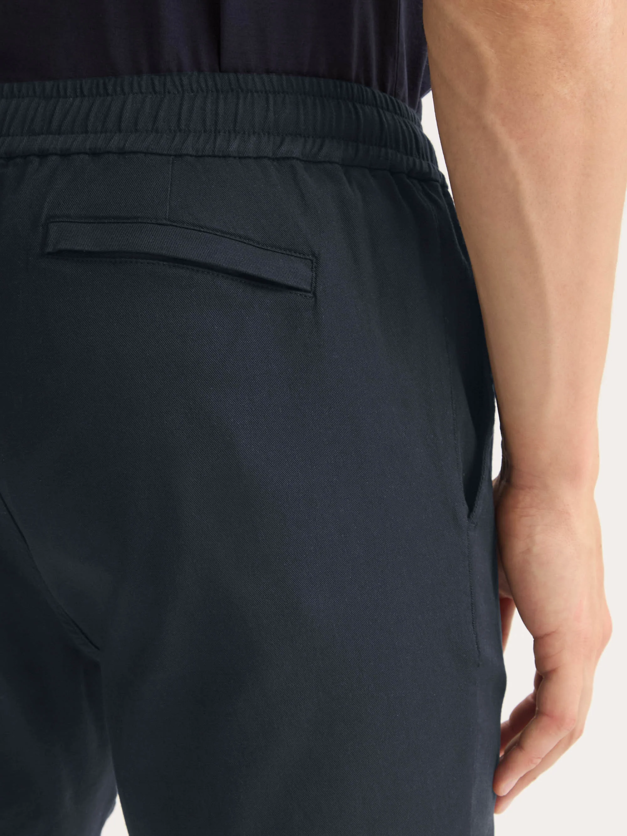 Men's Shorts Harris Lyocell Cotton Navy - Image 7