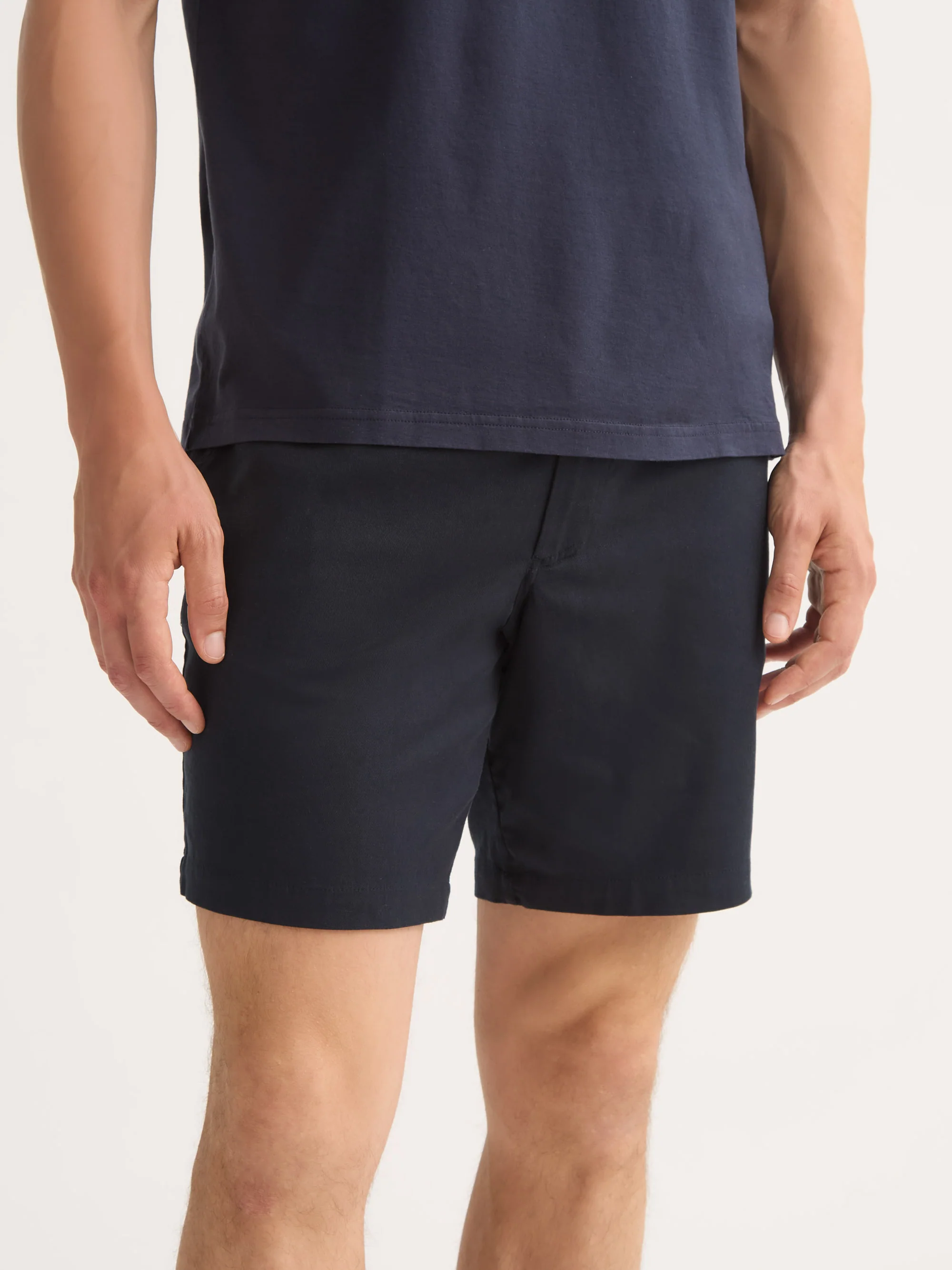 Men's Shorts Harris Lyocell Cotton Navy - Image 8