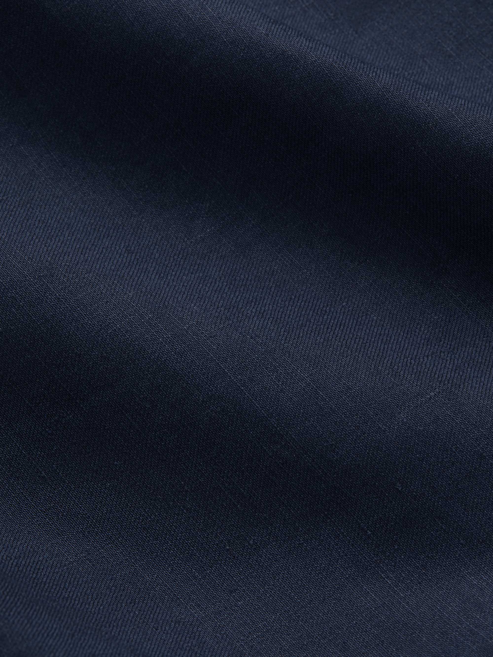 Men's Shorts Sydney Linen Navy - Image 8