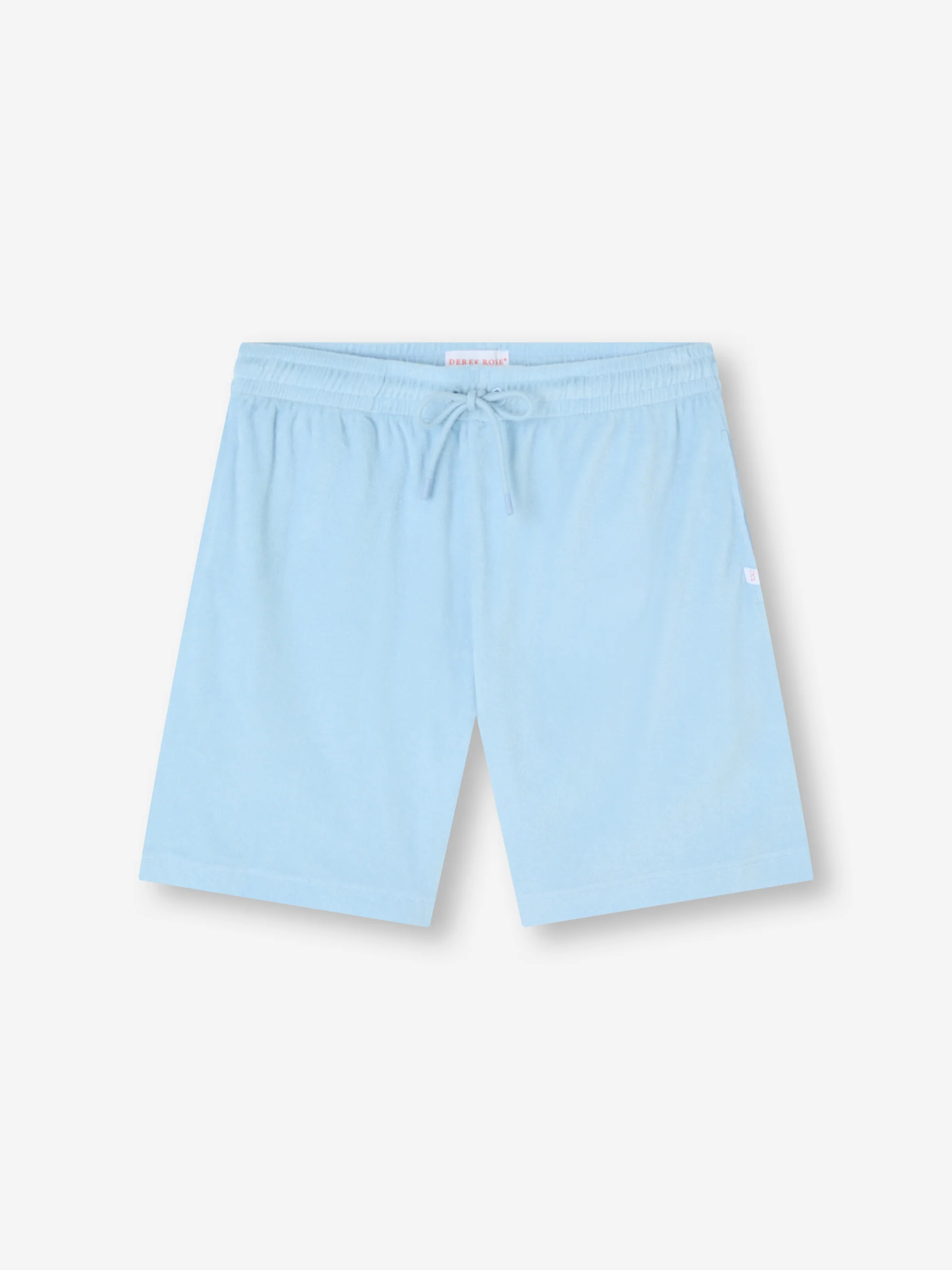Men's Shorts Teddy Cotton Towelling Light Blue - Image 6