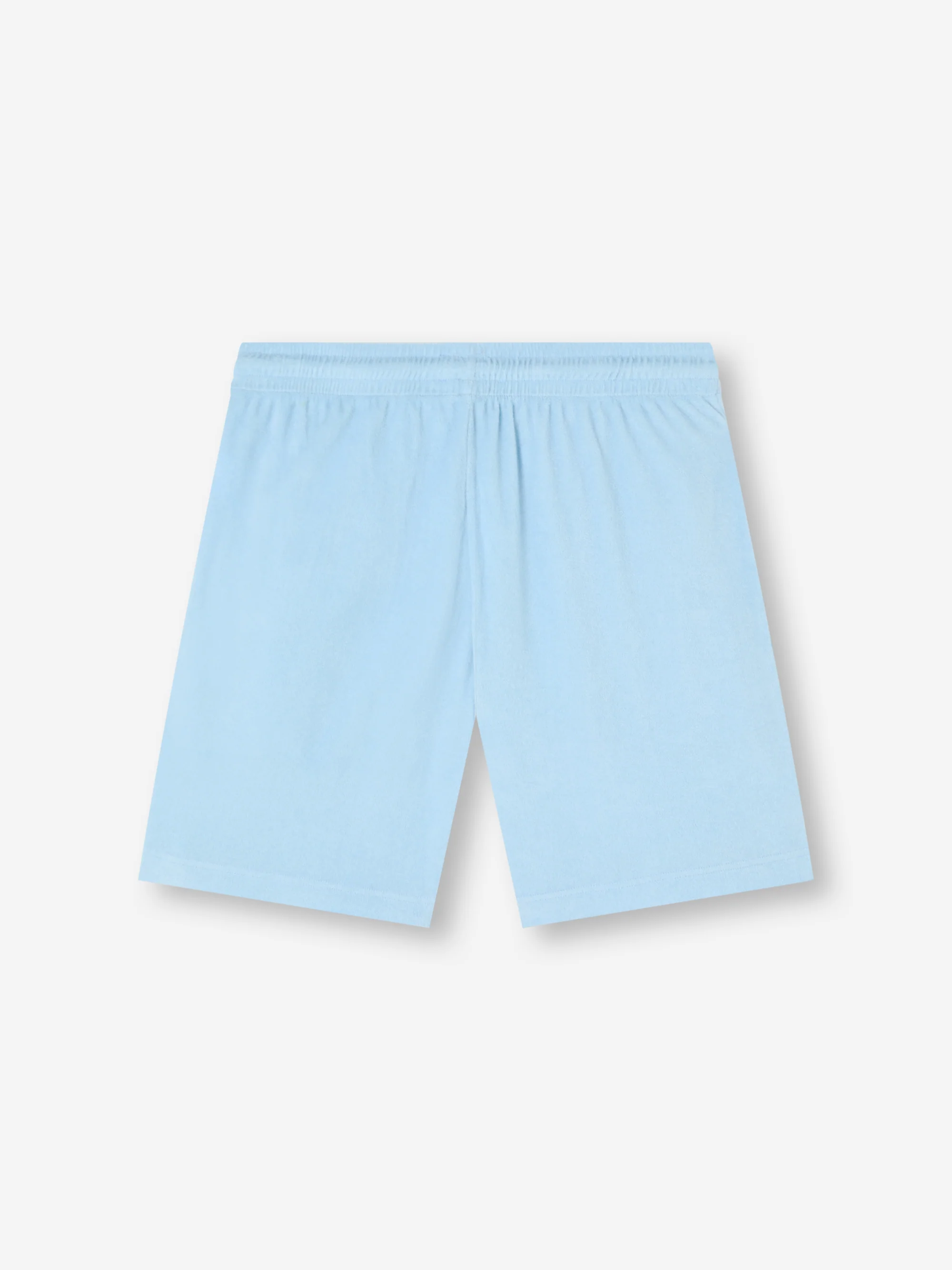 Men's Shorts Teddy Cotton Towelling Light Blue - Image 7