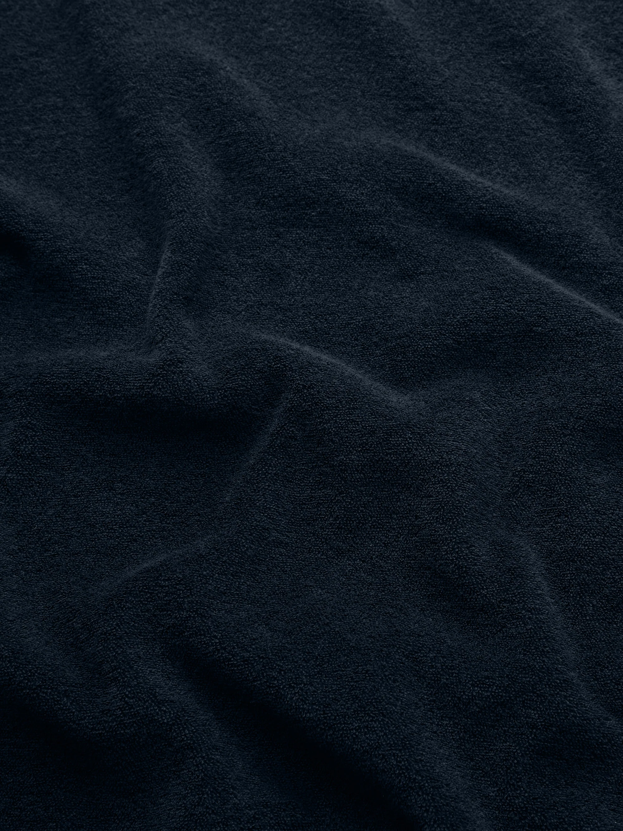 Men's Shorts Teddy Cotton Towelling Navy Blue - Image 6