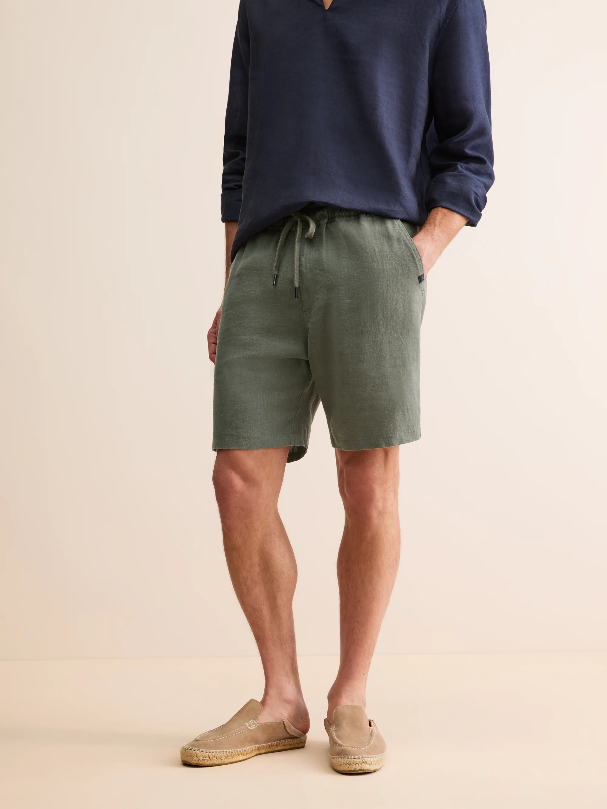 Men's Shorts Vienna Linen Khaki