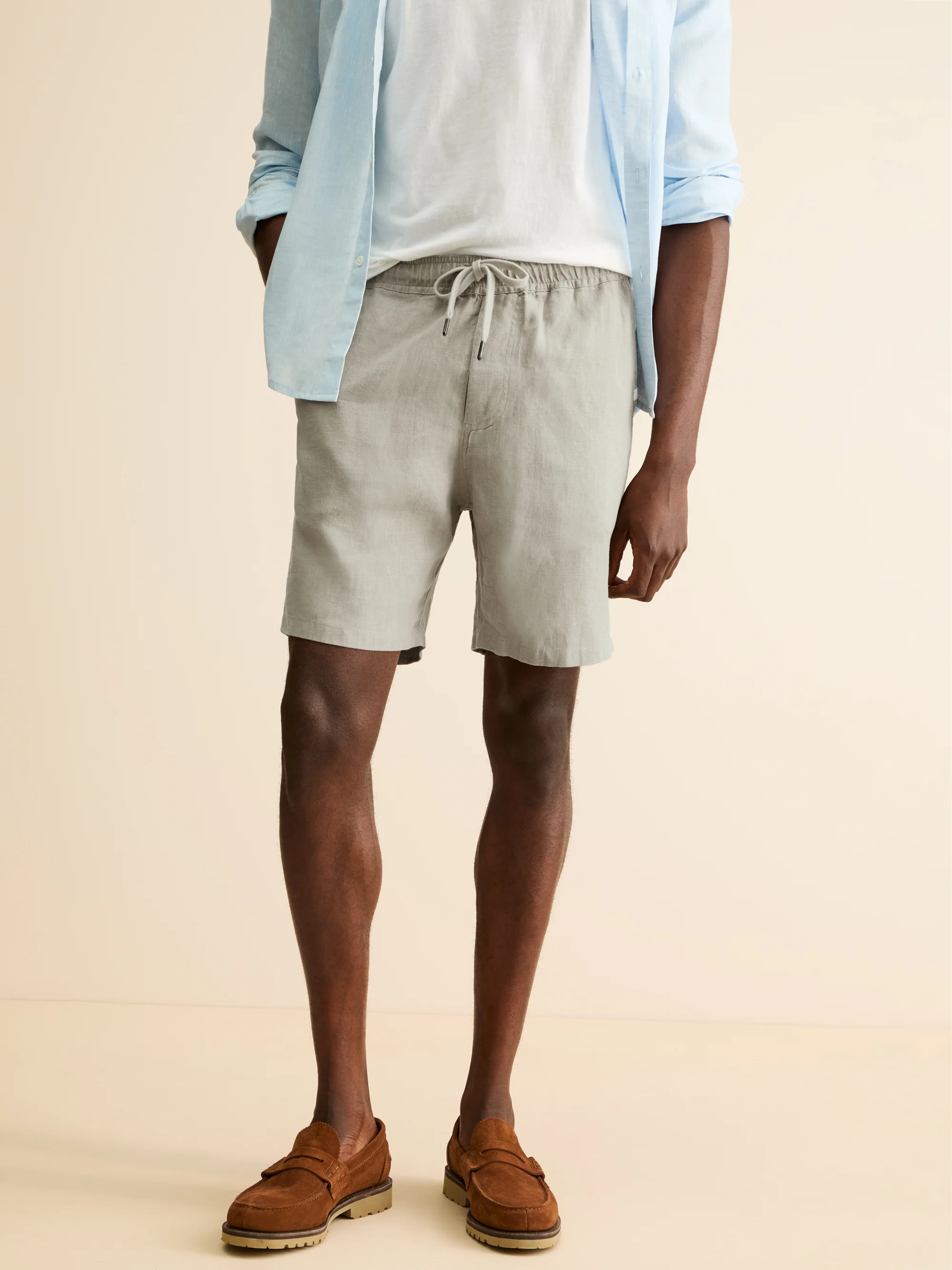 Men's Shorts Vienna Linen Sand Stone