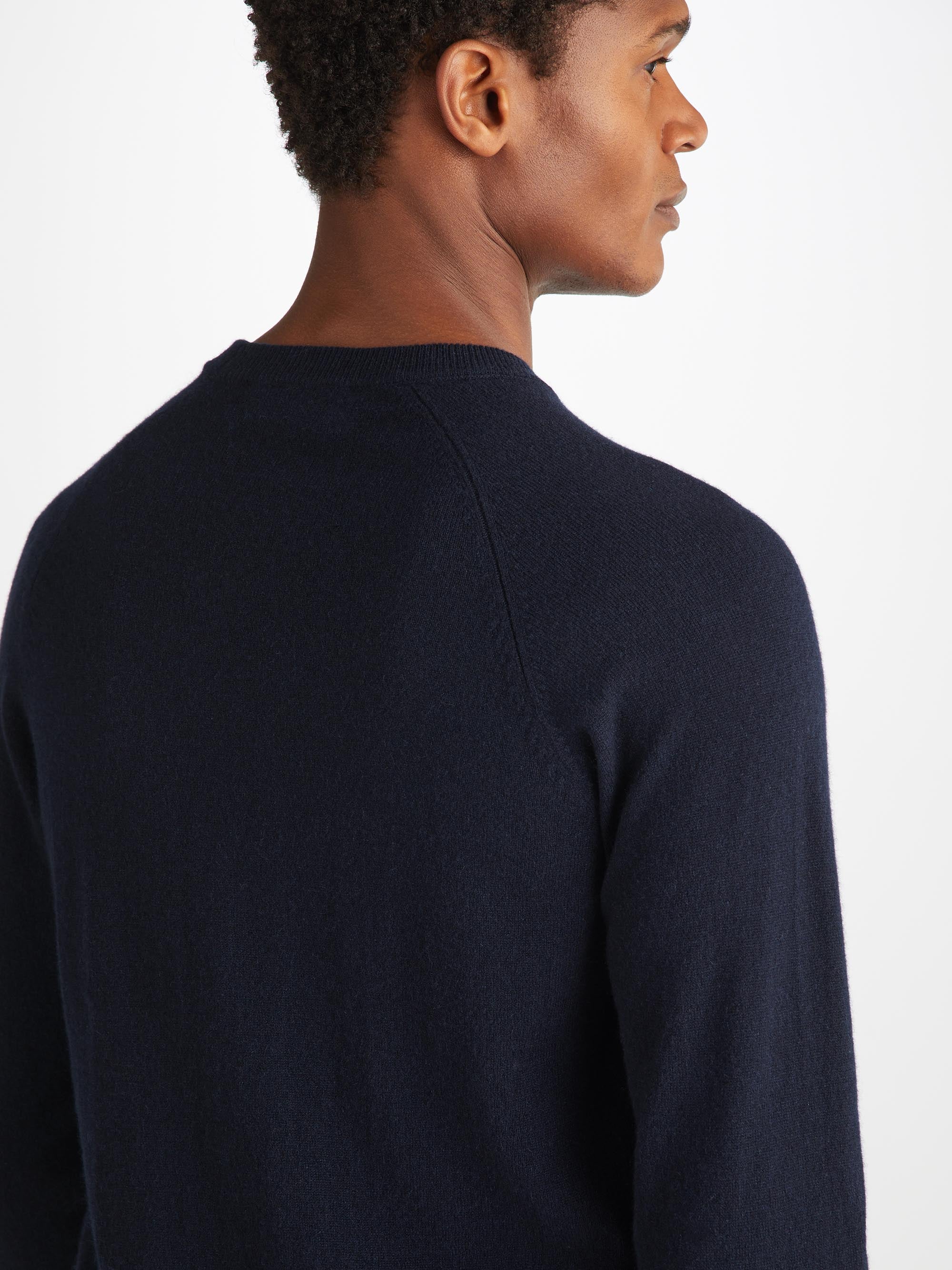 Men's Sweater Finley Cashmere Navy - Image 6