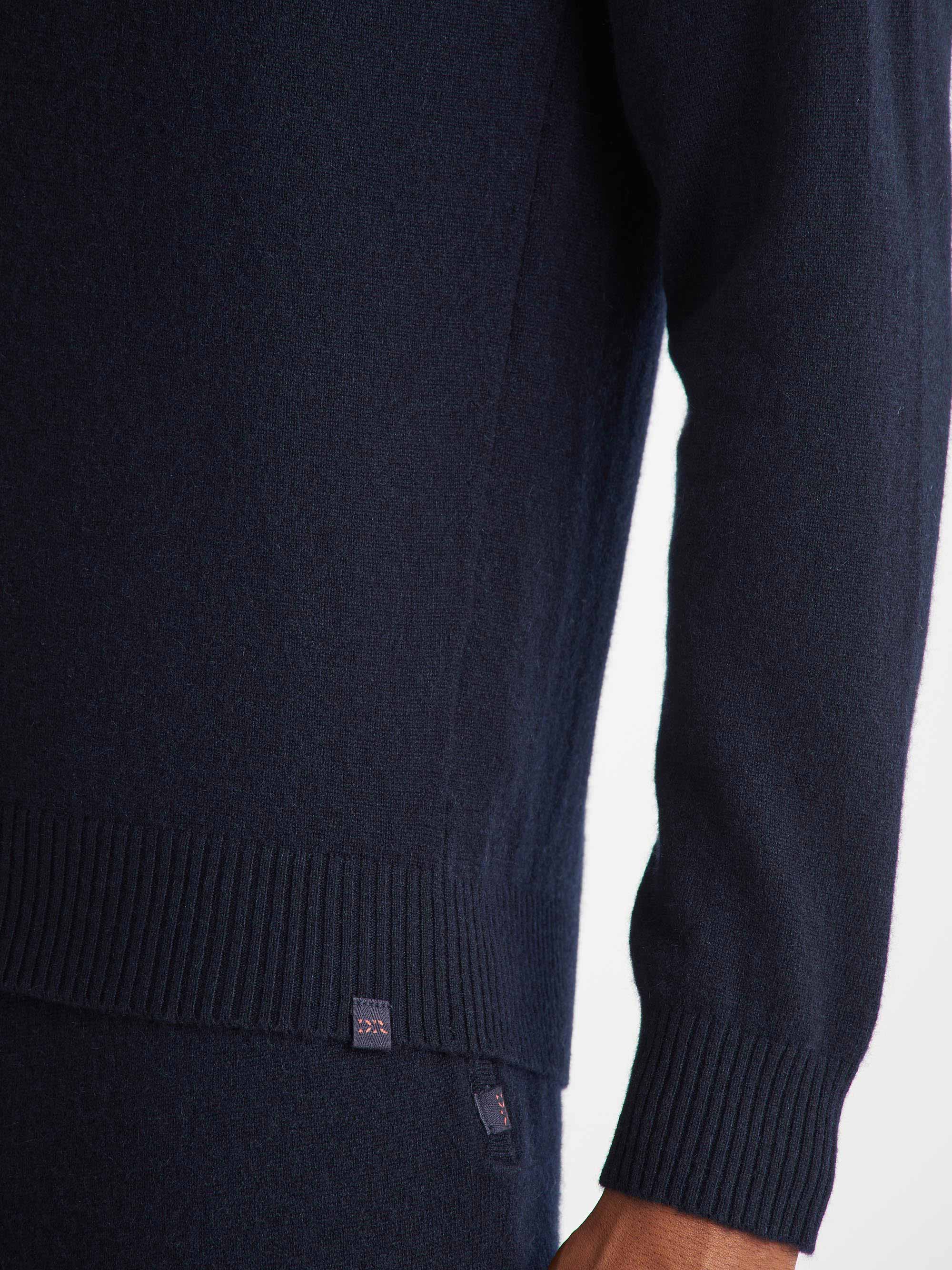Men's Sweater Finley Cashmere Navy - Image 7