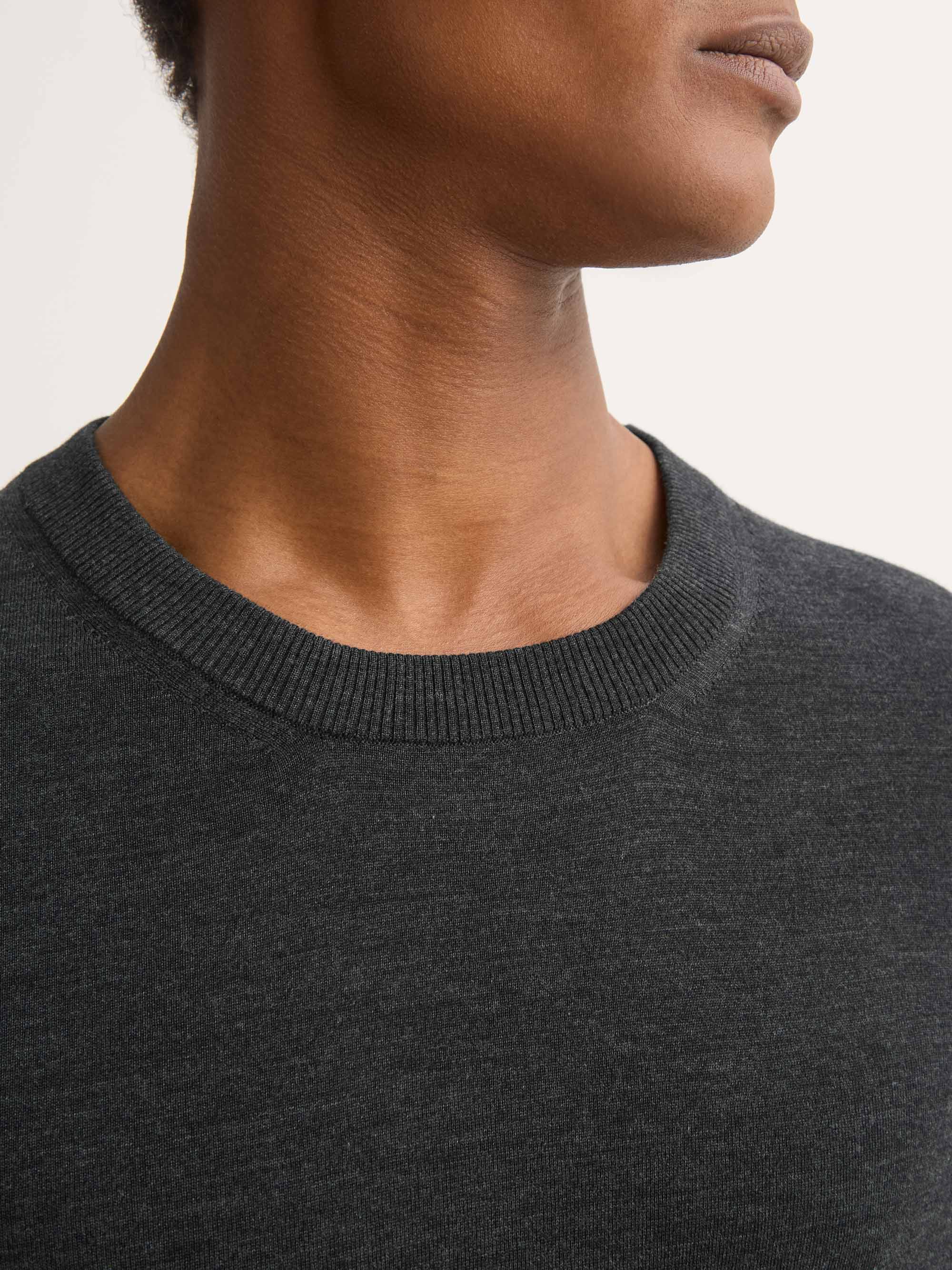 Men's Sweater Orson Merino Wool Charcoal - Image 4