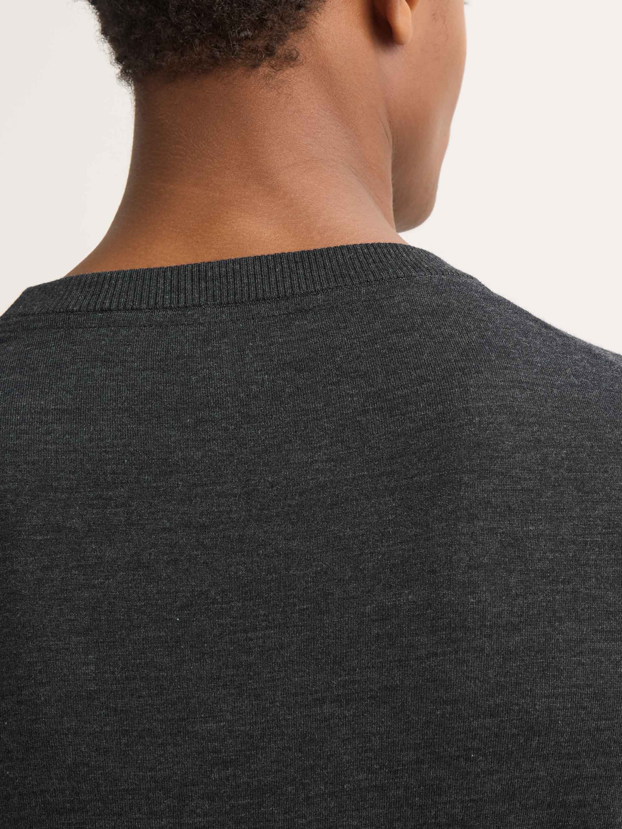 Men's Sweater Orson Merino Wool Charcoal - Image 6