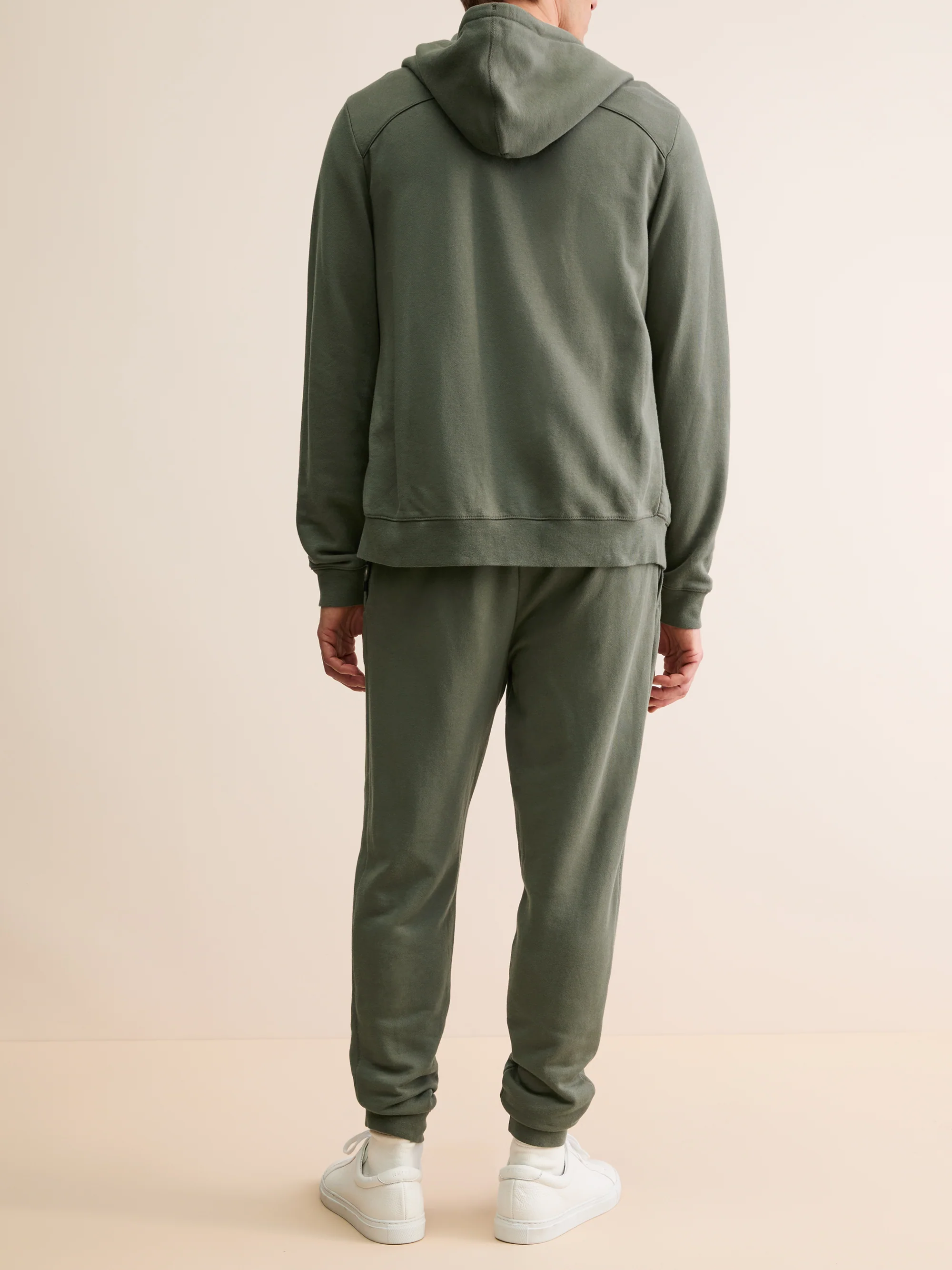 Men's Sweatpants Quinn Cotton Modal Khaki - Image 2
