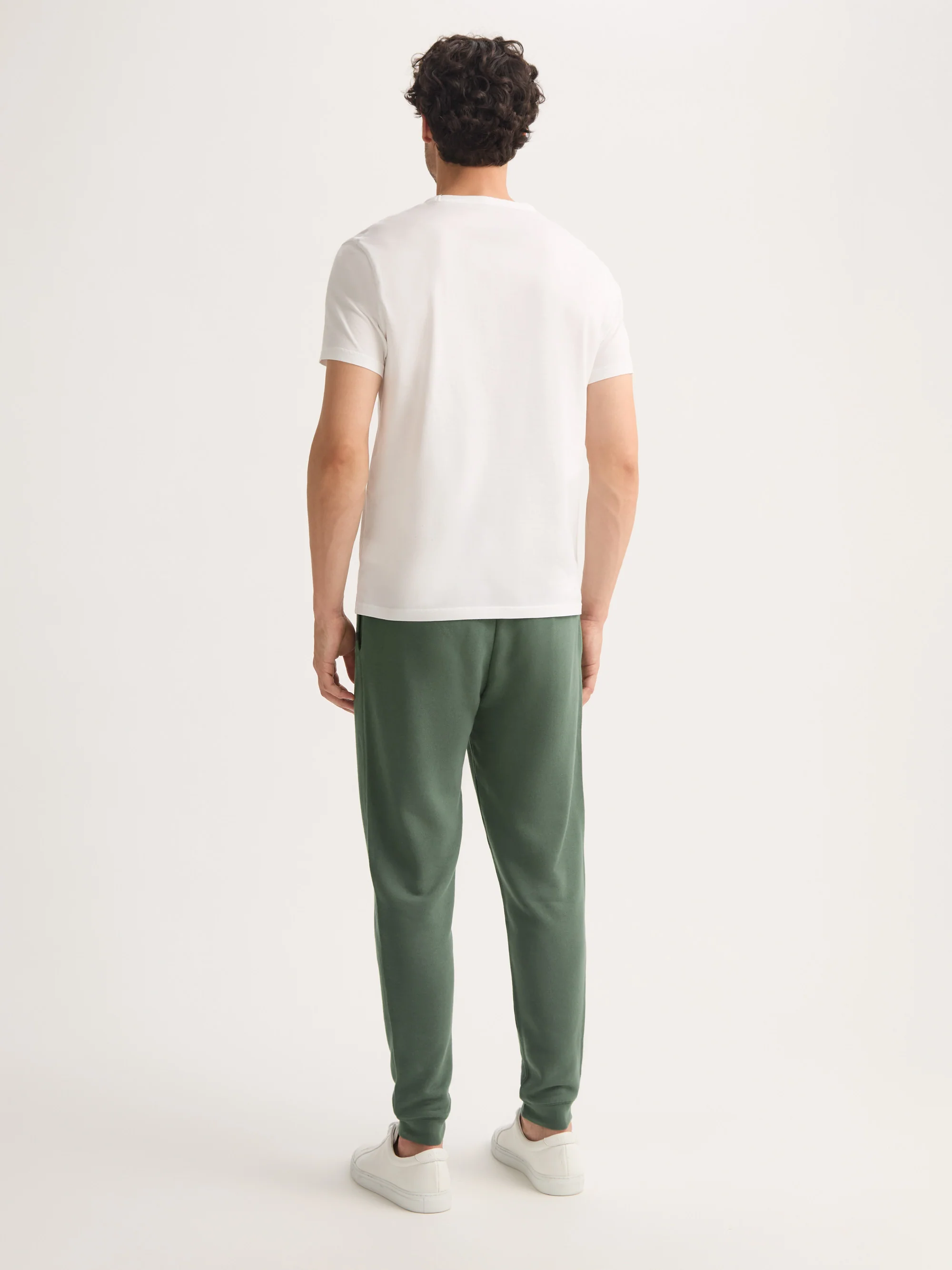 Men's Sweatpants Quinn Cotton Modal Soft Green - Image 4