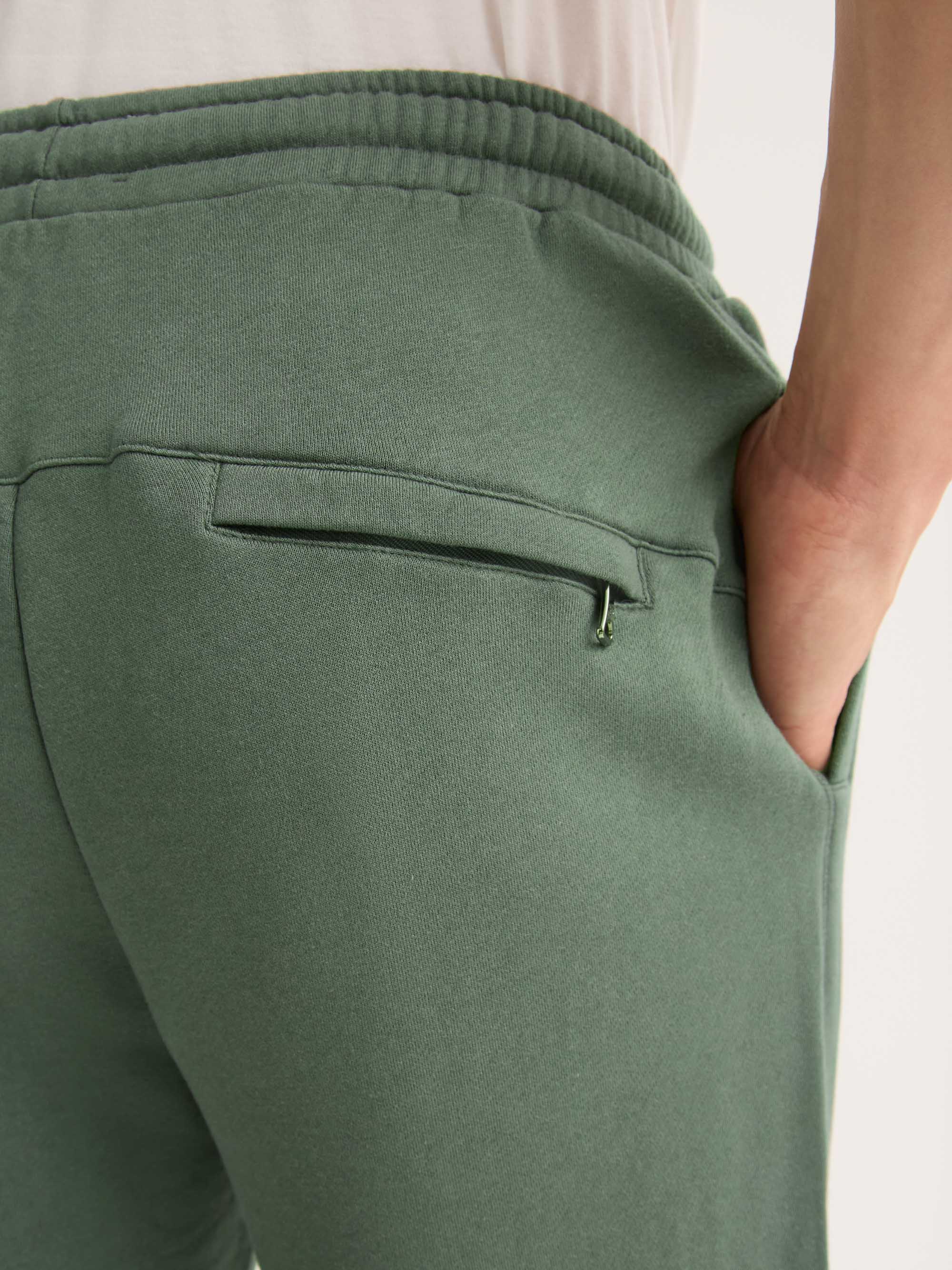 Men's Sweatpants Quinn Cotton Modal Soft Green - Image 6