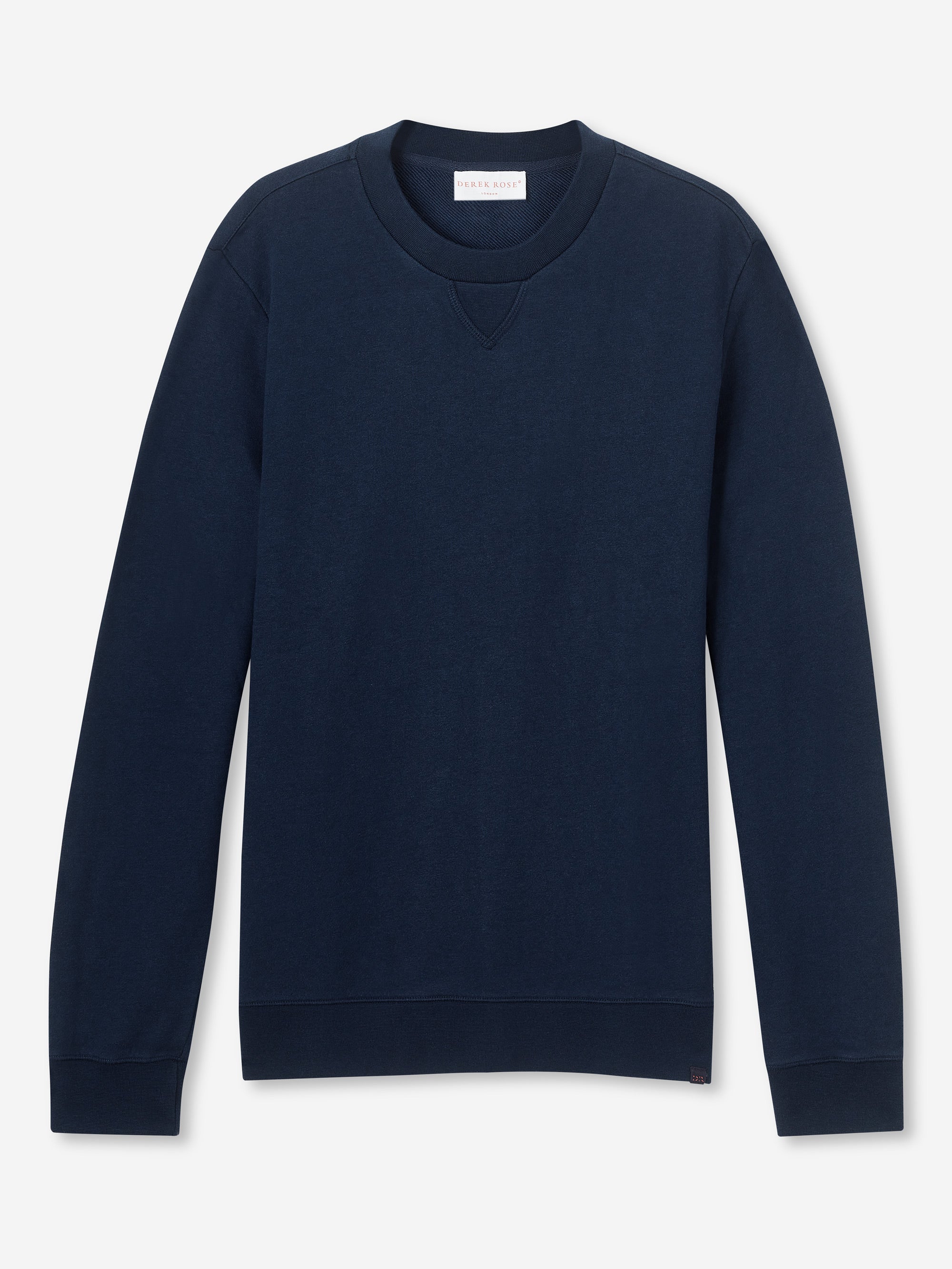 Men's Sweatshirt and Sweatpants Quinn Cotton Modal Navy Set - Image 8