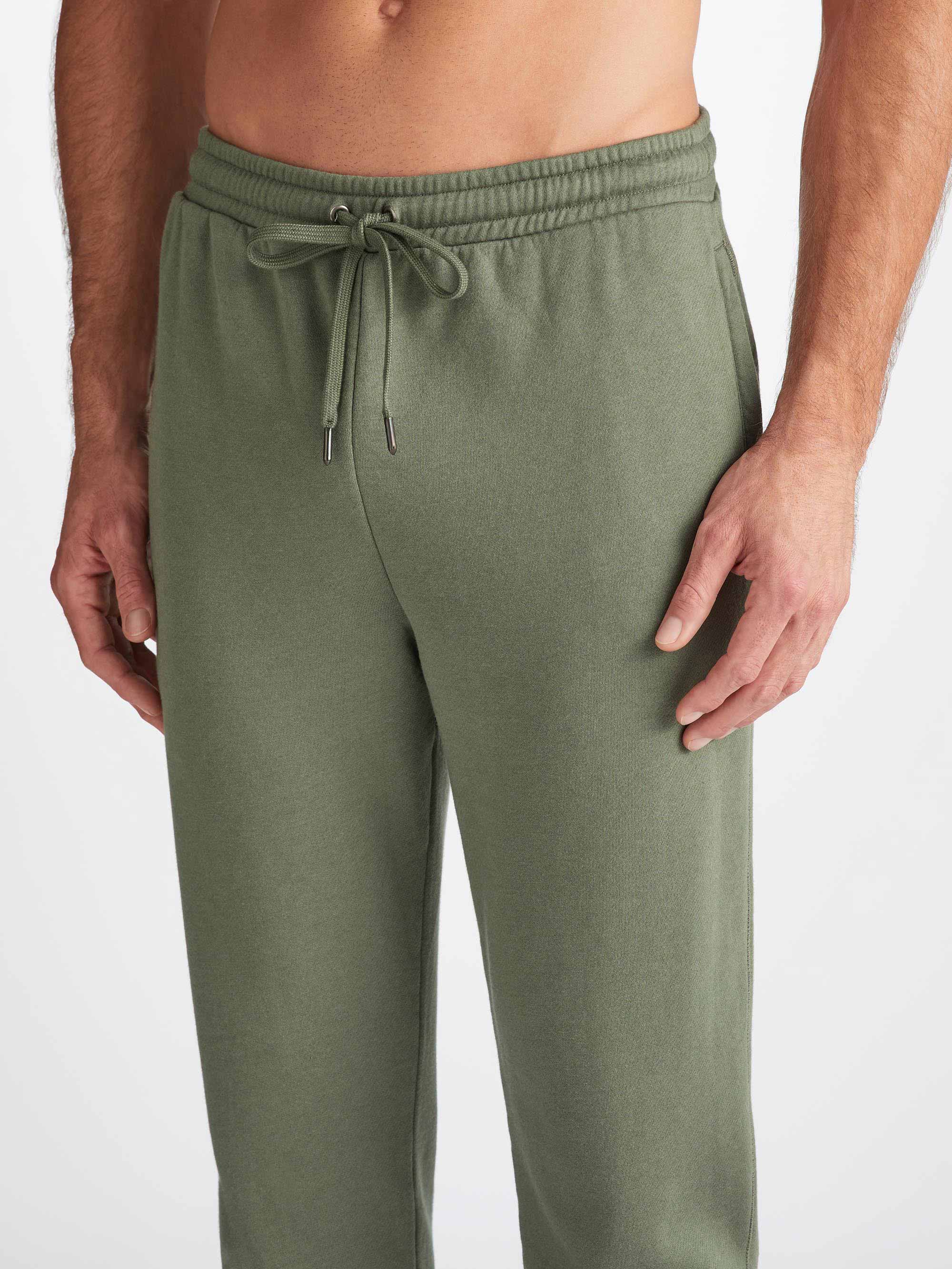 Men's Sweatshirt and Sweatpants Quinn Cotton Modal Soft Green - Image 6