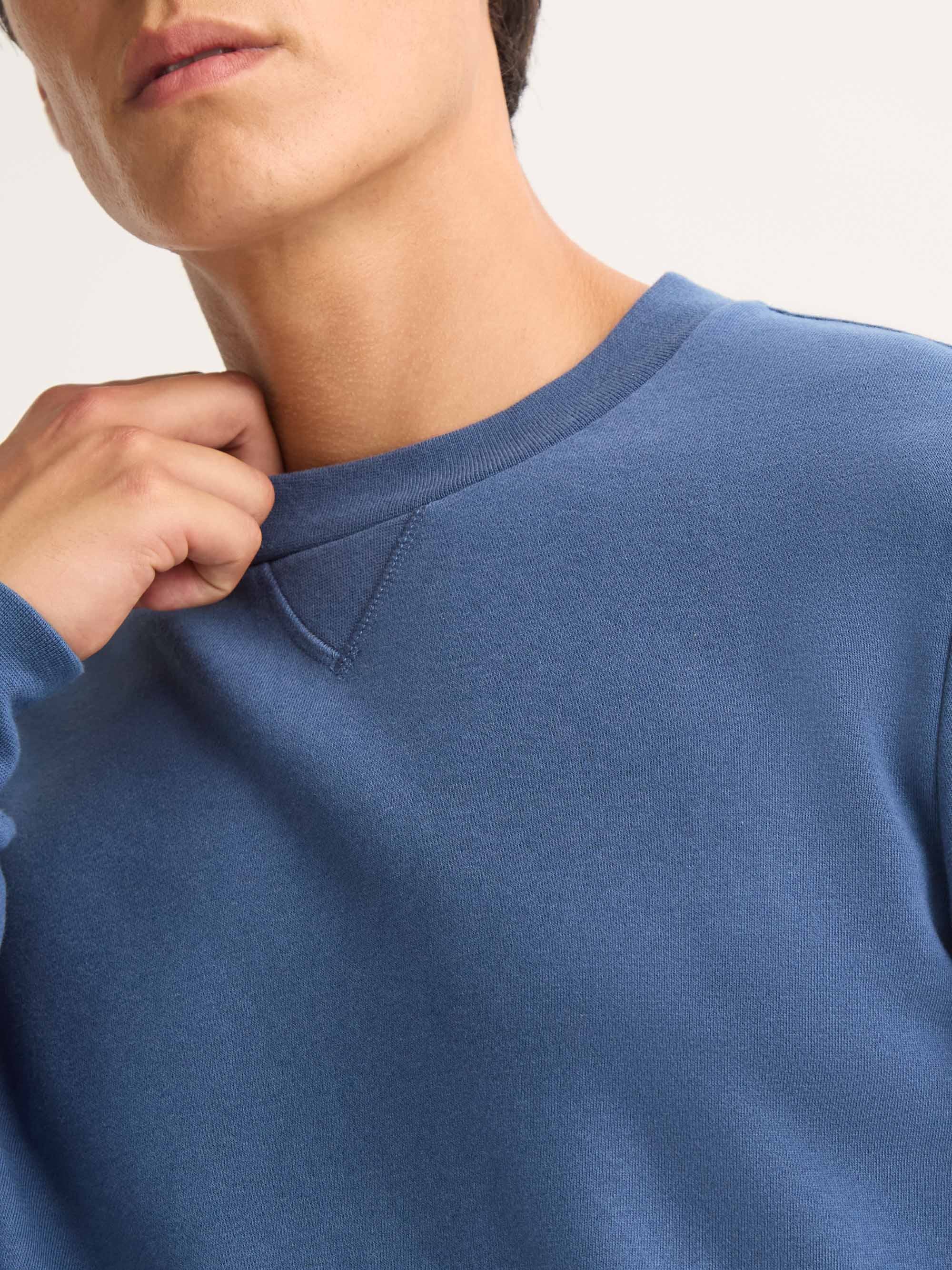 Men's Sweatshirt Quinn Cotton Modal Denim - Image 4