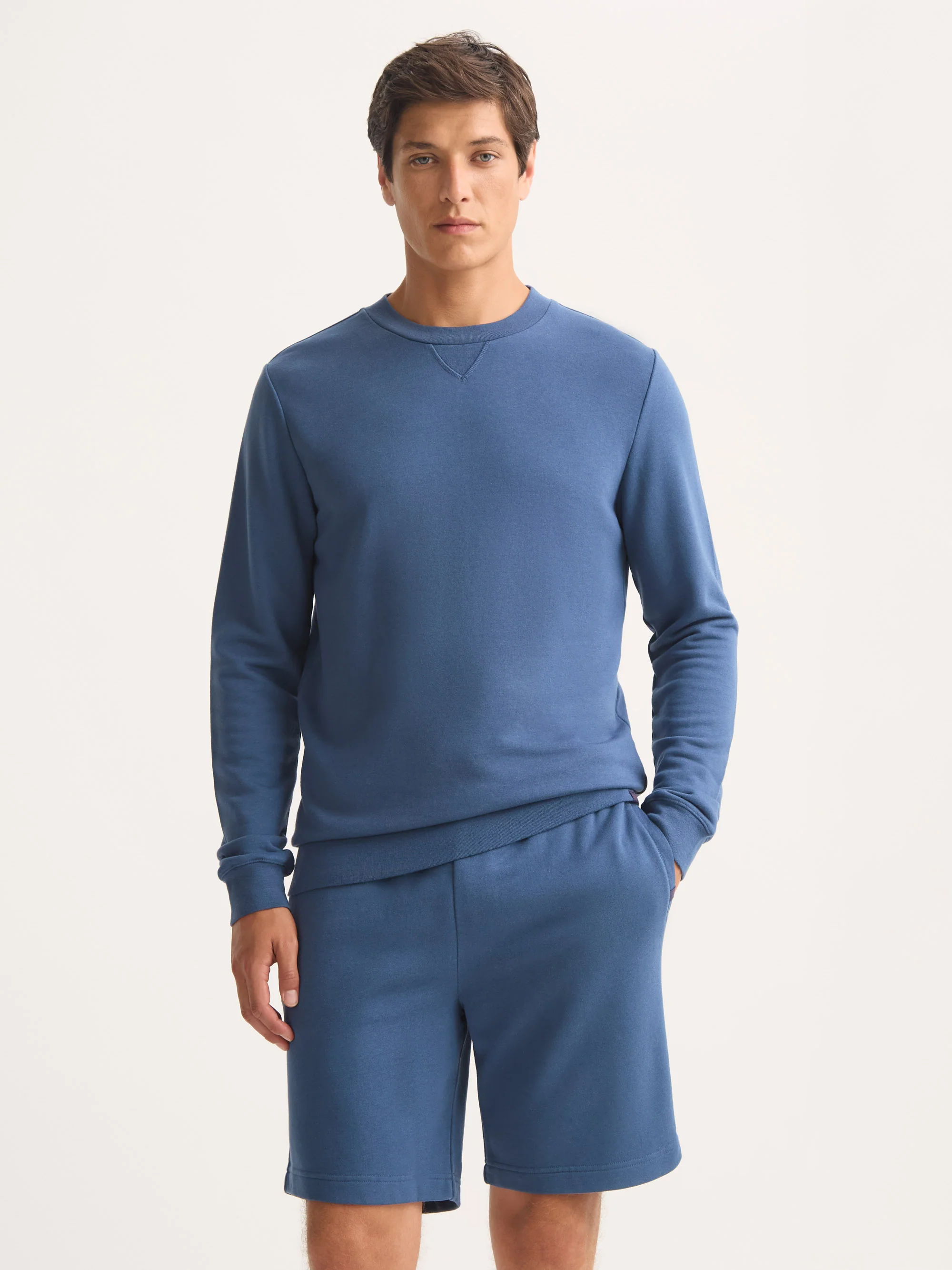 Men's Sweatshirt Quinn Cotton Modal Denim - Image 7