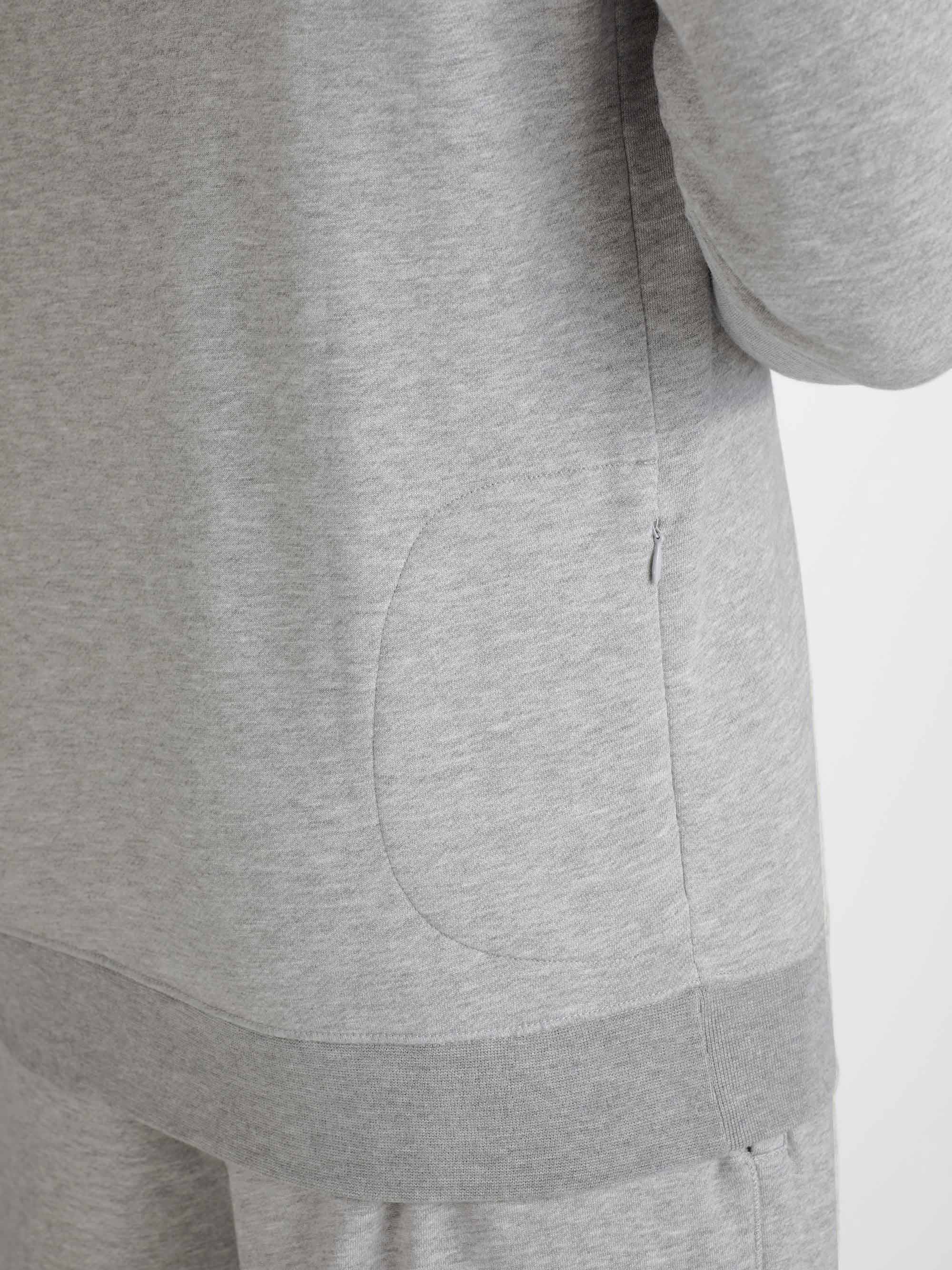 Men's Sweatshirt Quinn Cotton Modal Silver - Image 6