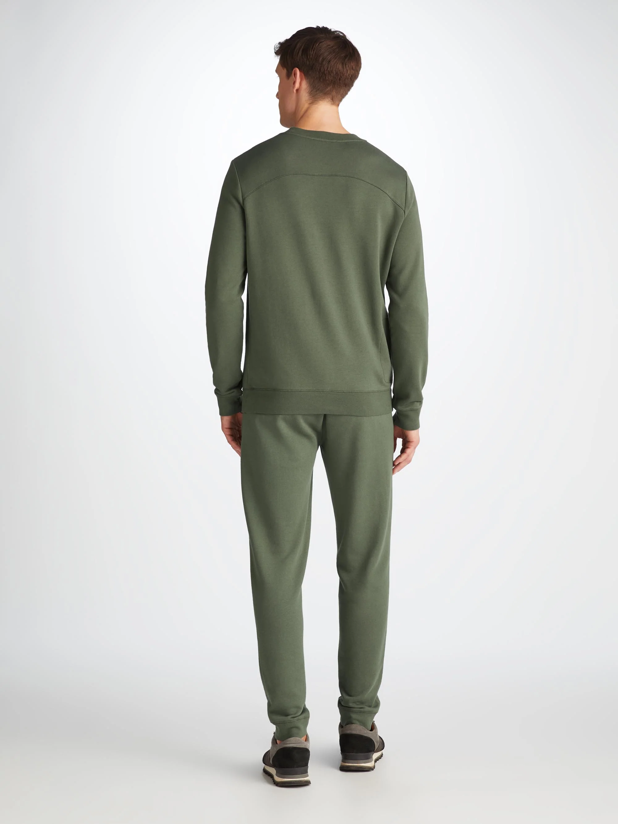 Men's Sweatshirt Quinn Cotton Modal Soft Green - Image 3