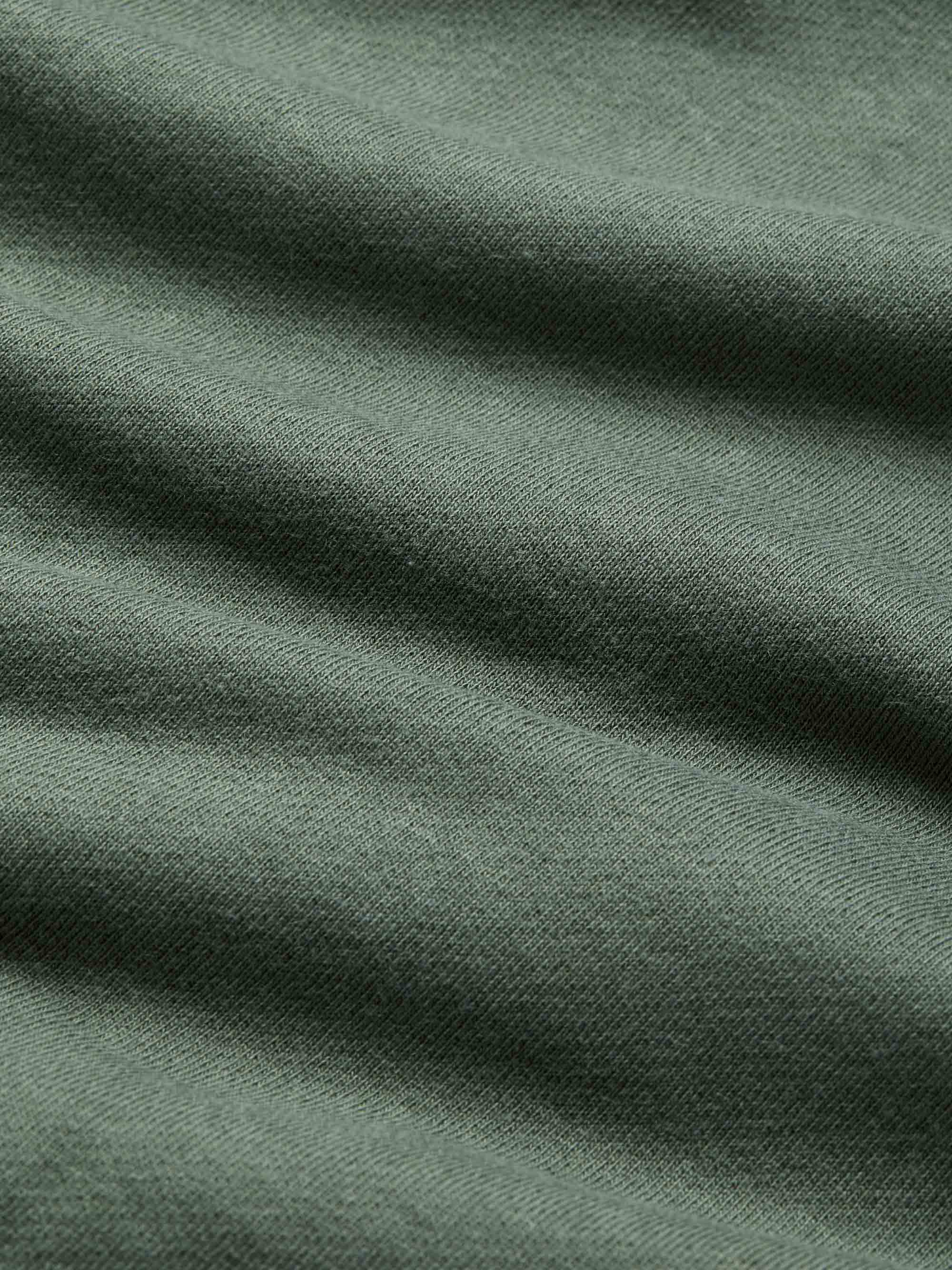 Men's Sweatshirt Quinn Cotton Modal Soft Green - Image 8