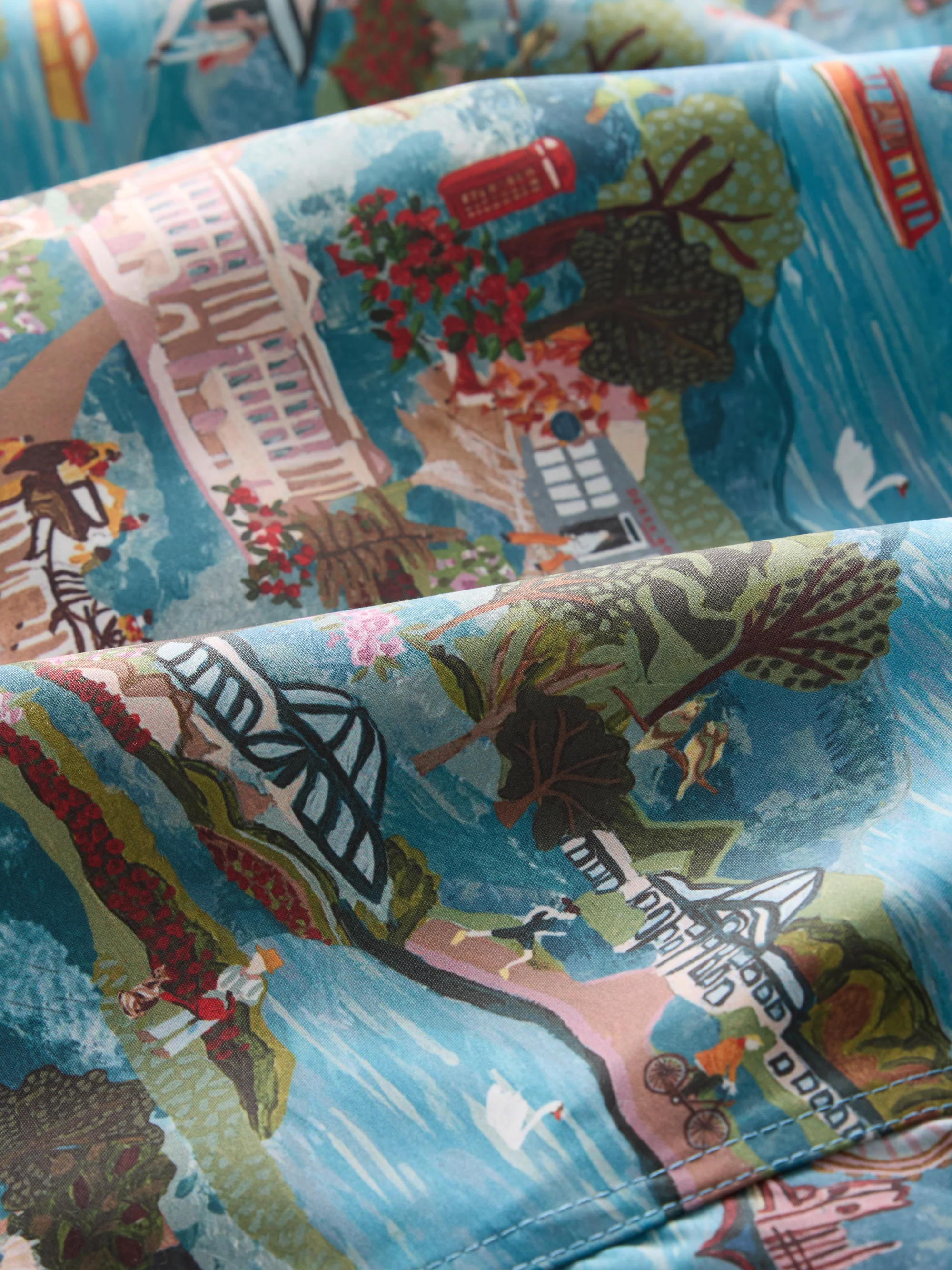 Men's Swim Shorts London Scenic Print Multi - Image 5