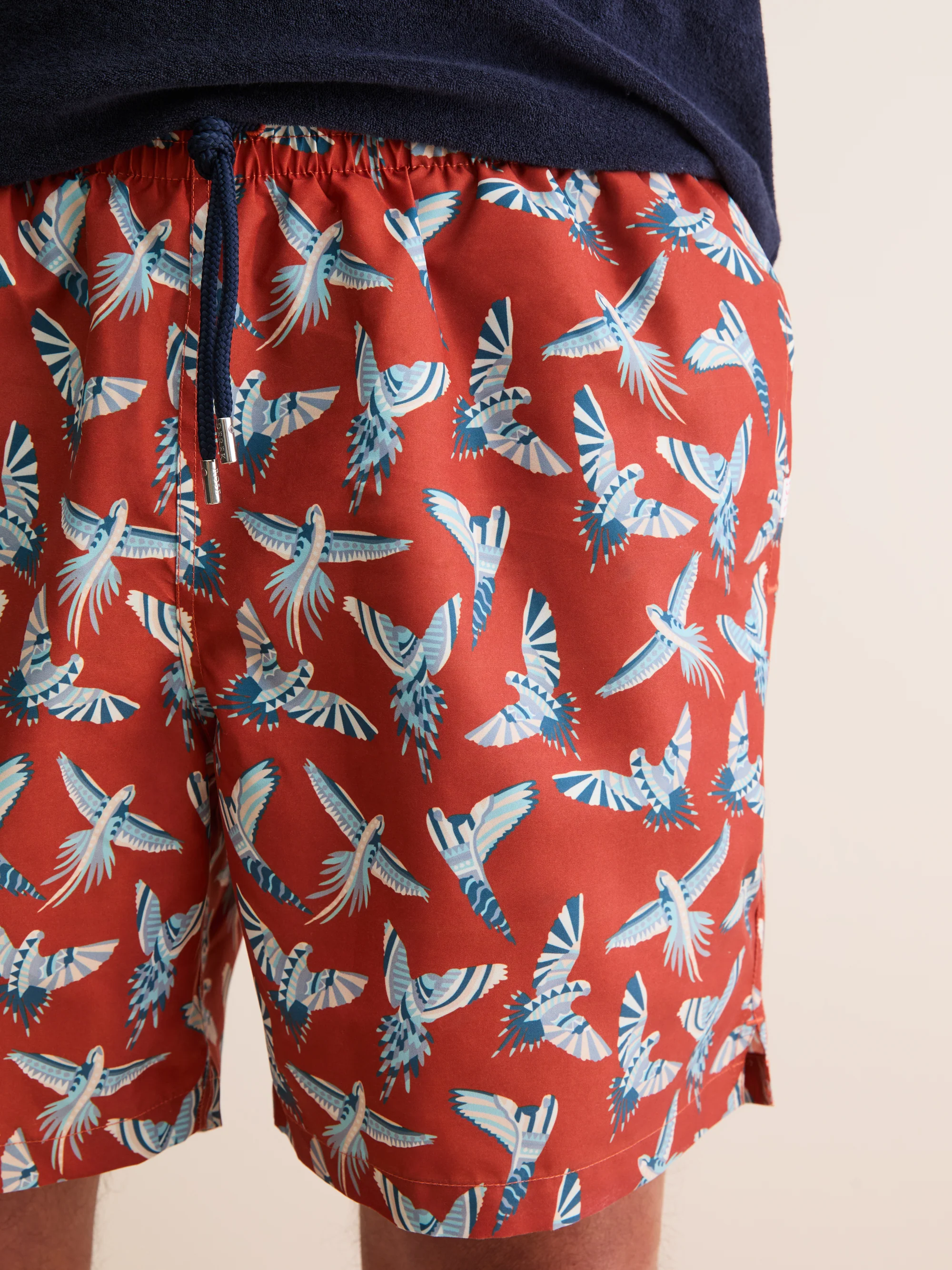 Men's Swim Shorts Parakeets of London Burnt Orange - Image 3