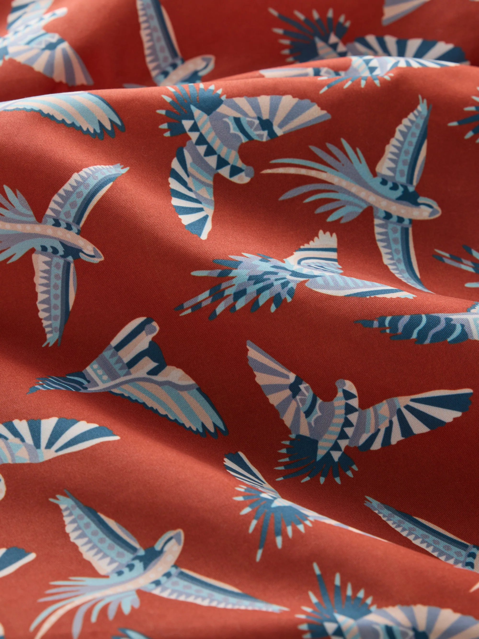 Men's Swim Shorts Parakeets of London Burnt Orange - Image 5