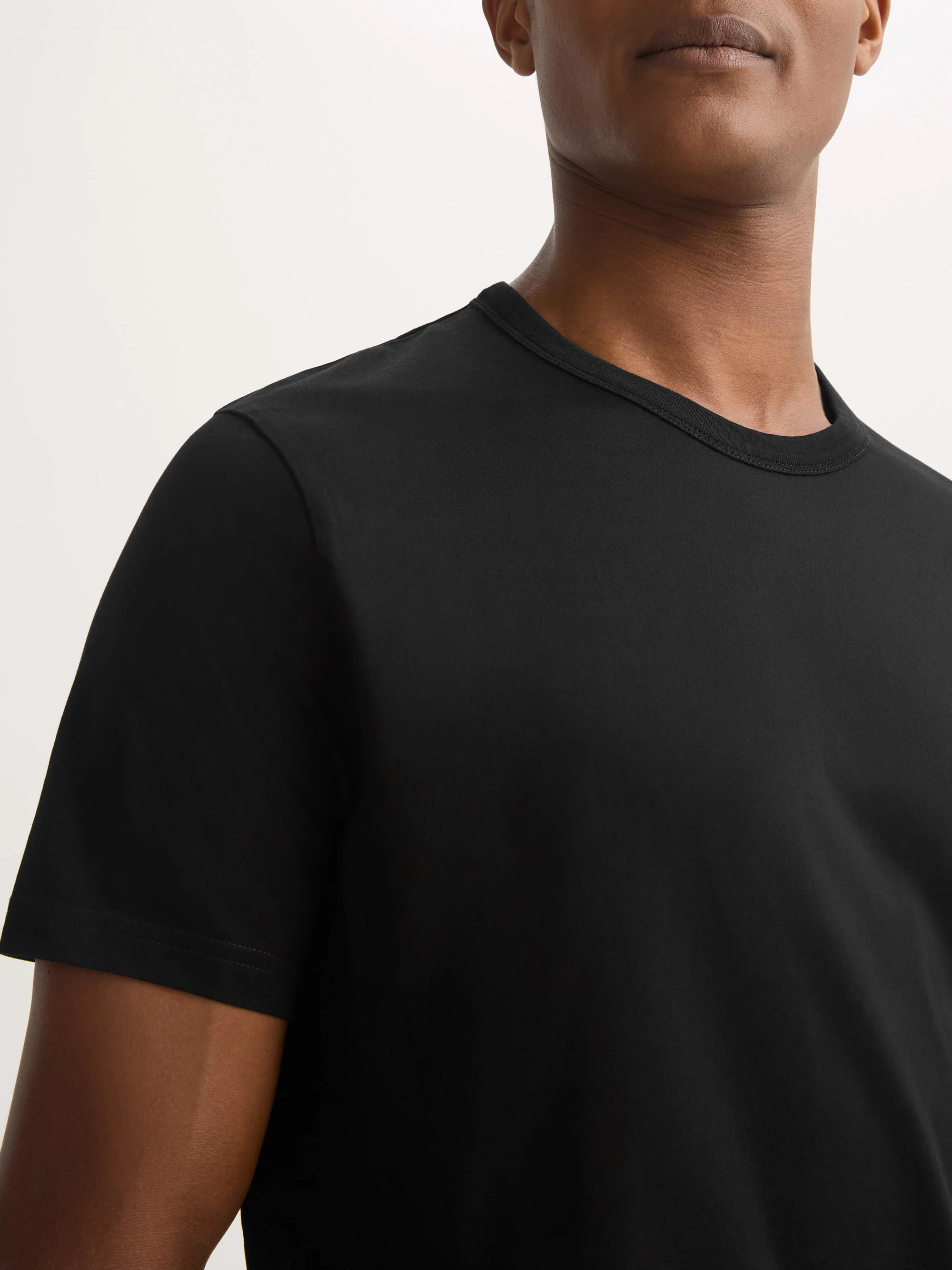 Men's T-Shirt Barny Pima Cotton Black - Image 4