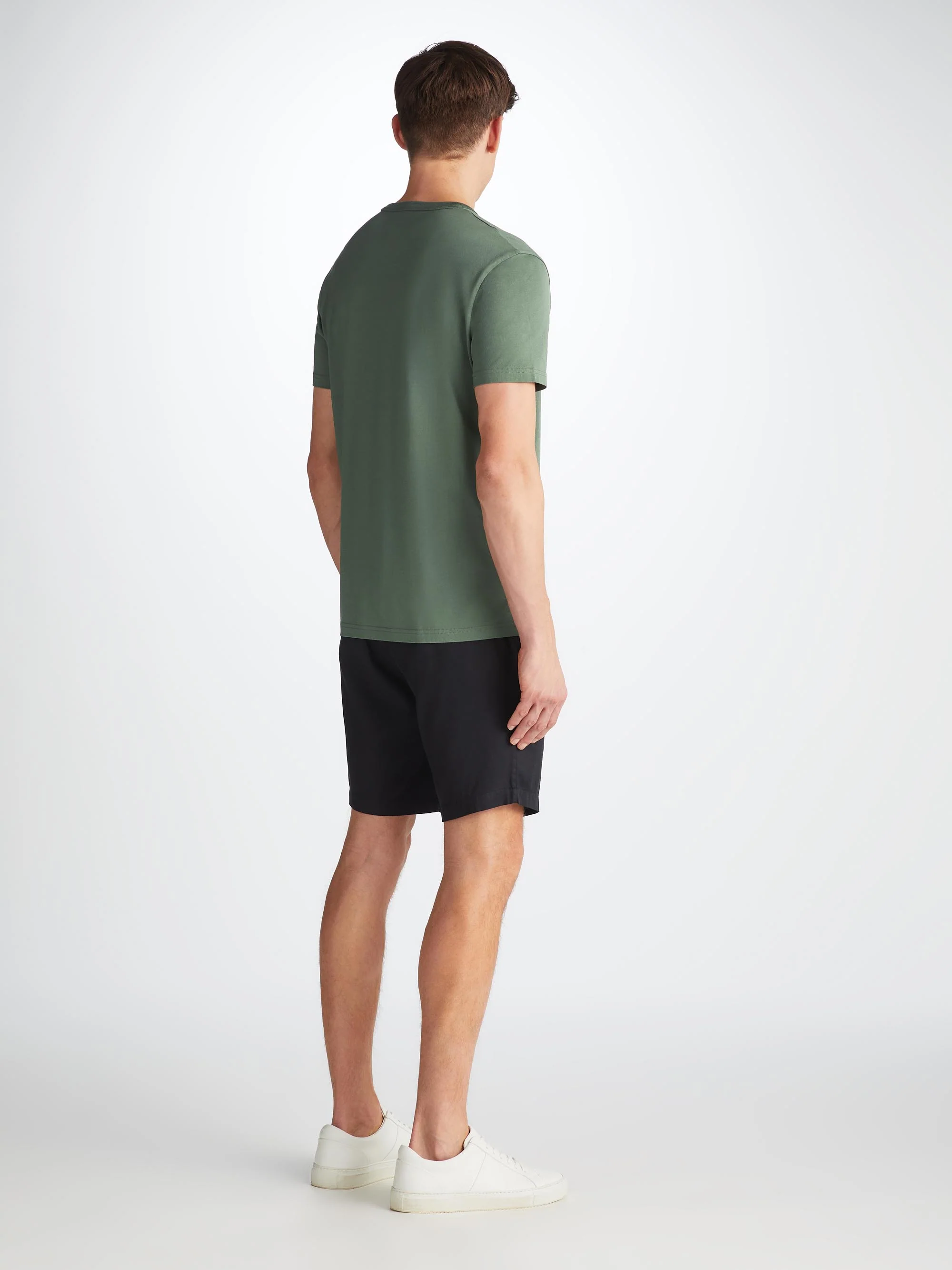 Men's T-Shirt Barny Pima Cotton Soft Green - Image 4