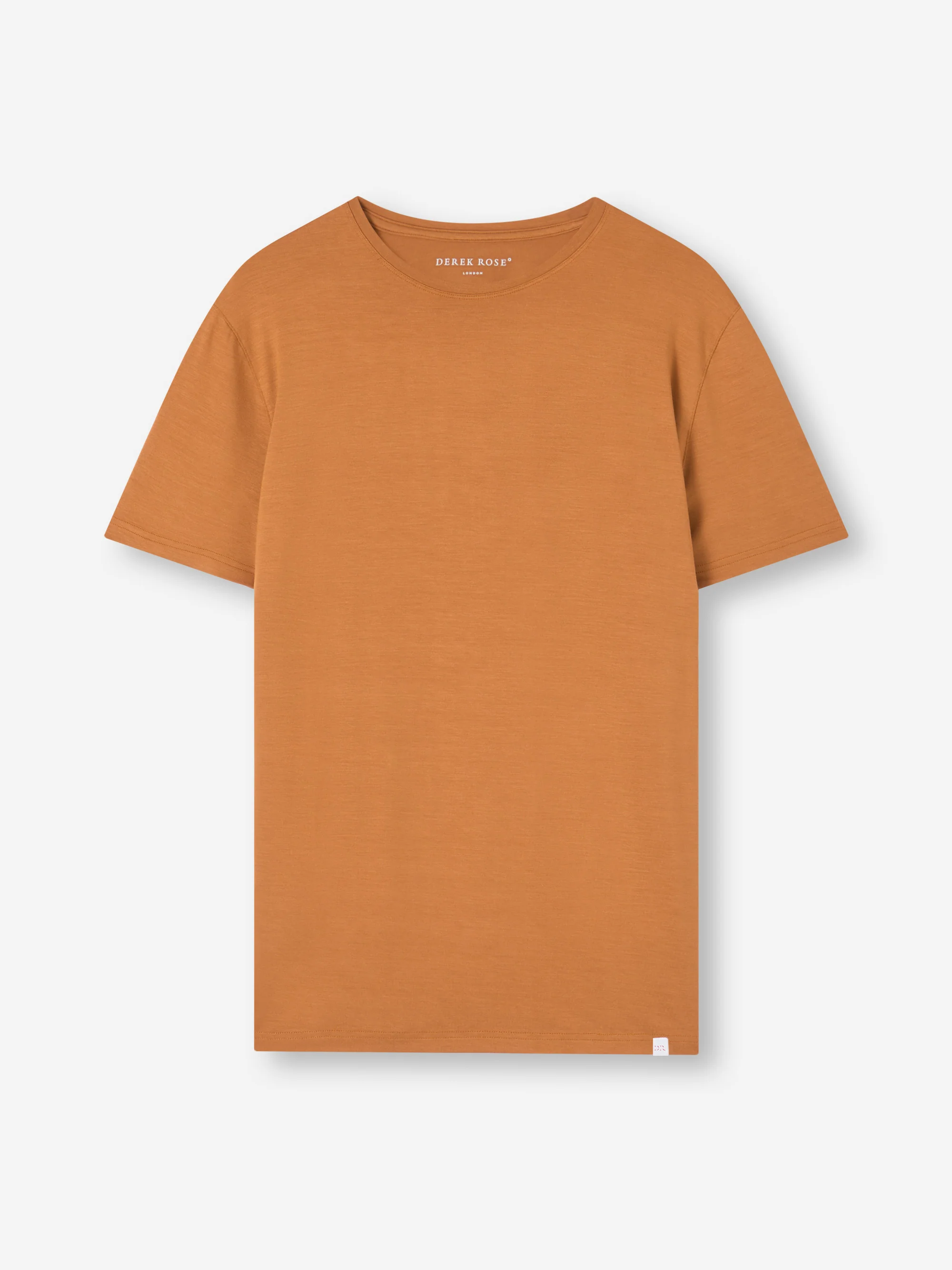 Men's T-Shirt Basel Micro Modal Stretch Brick Orange