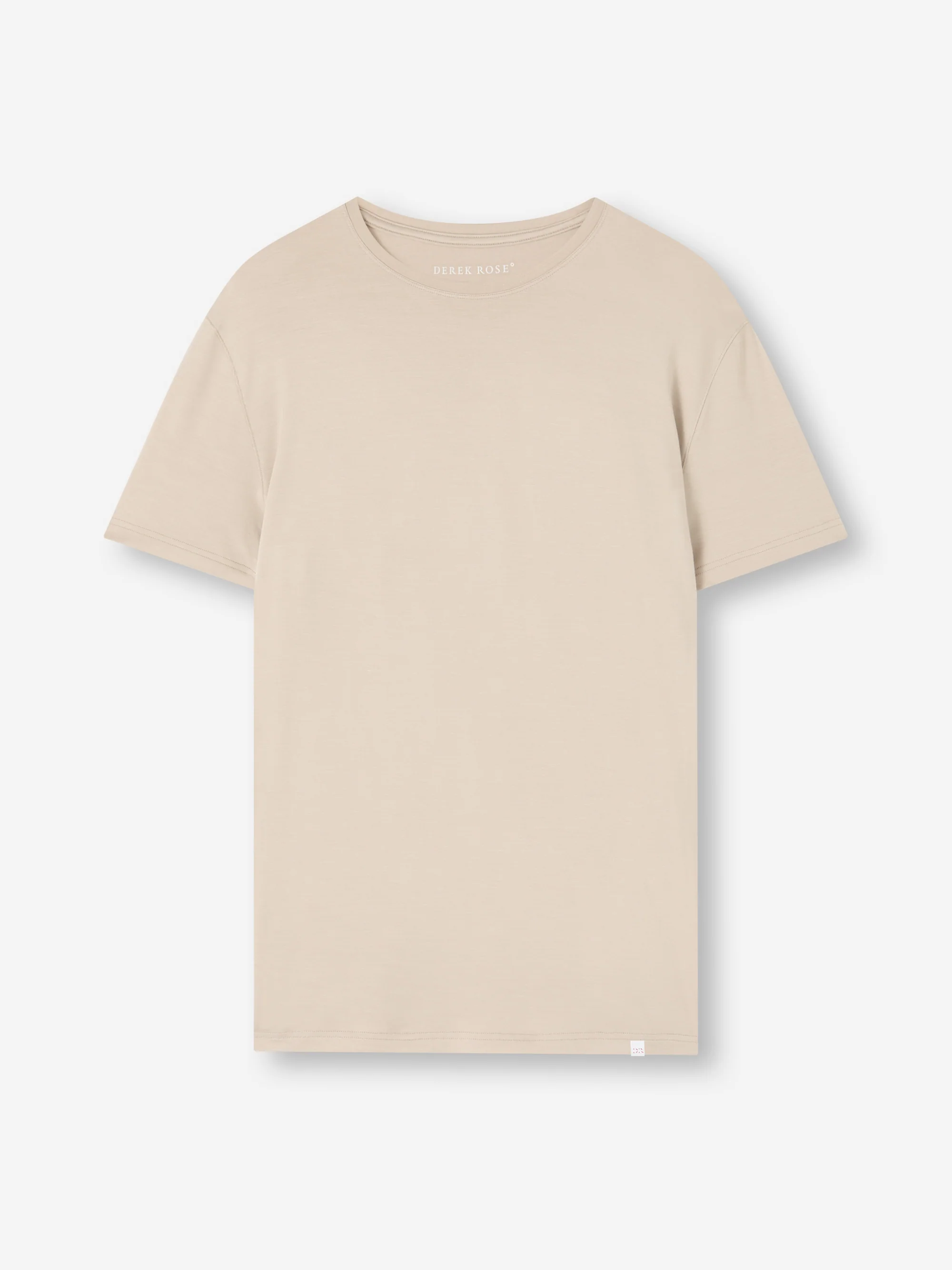 Men's T-Shirt Basel Micro Modal Stretch Light Stone