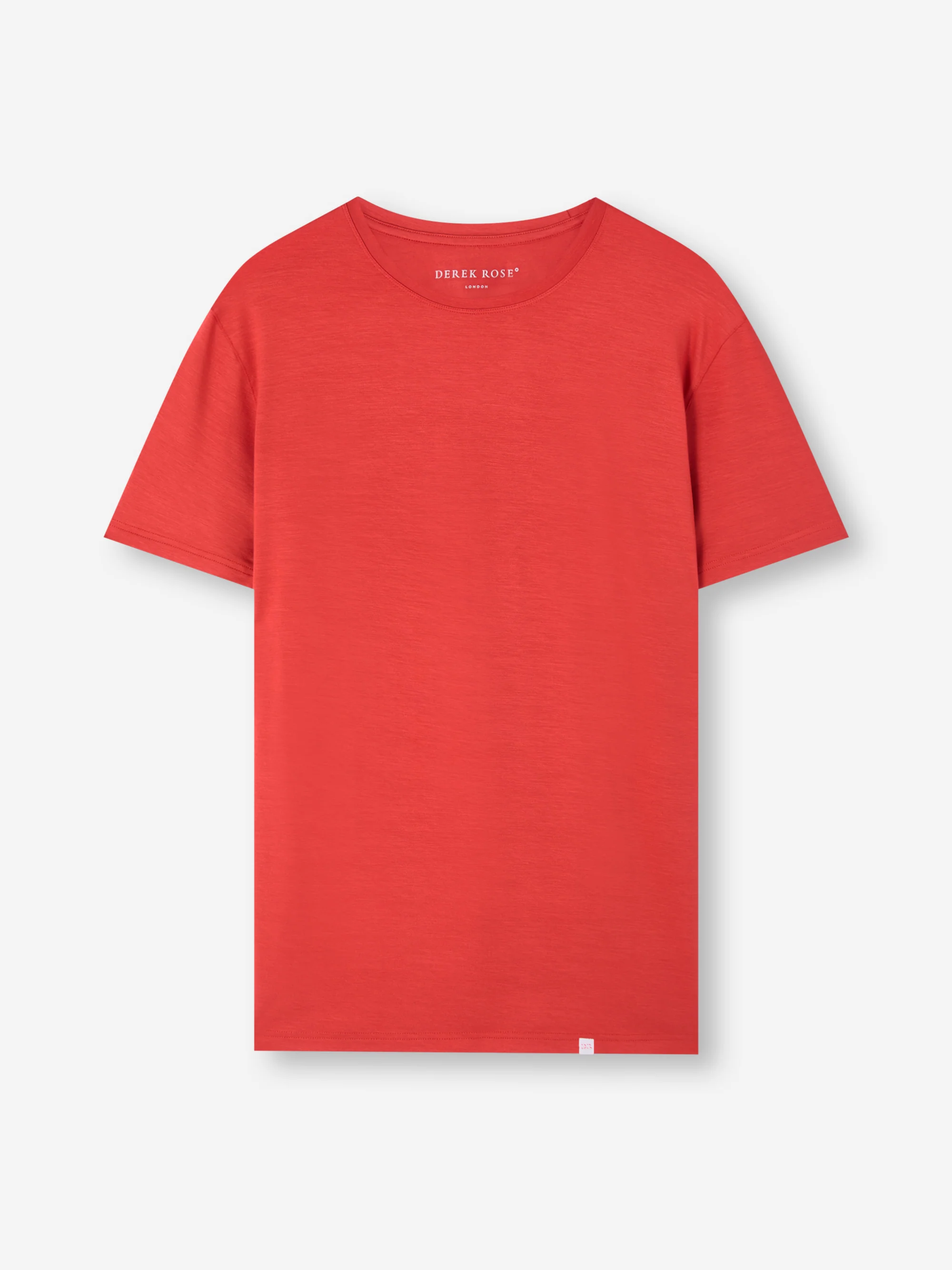Men's T-Shirt Basel Micro Modal Stretch Rich Red - Image 5