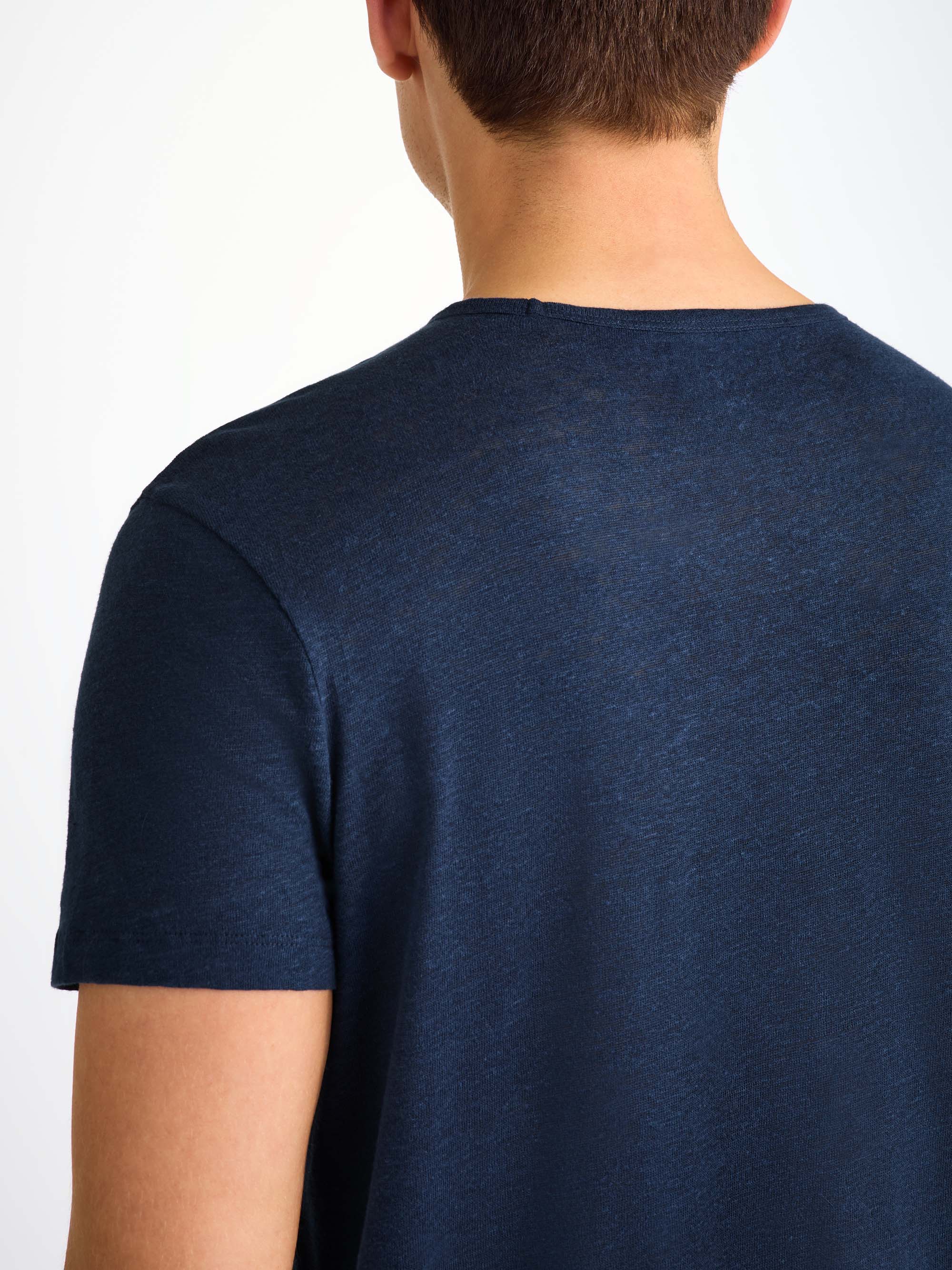 Men's T-Shirt Jordan Linen Navy - Image 5