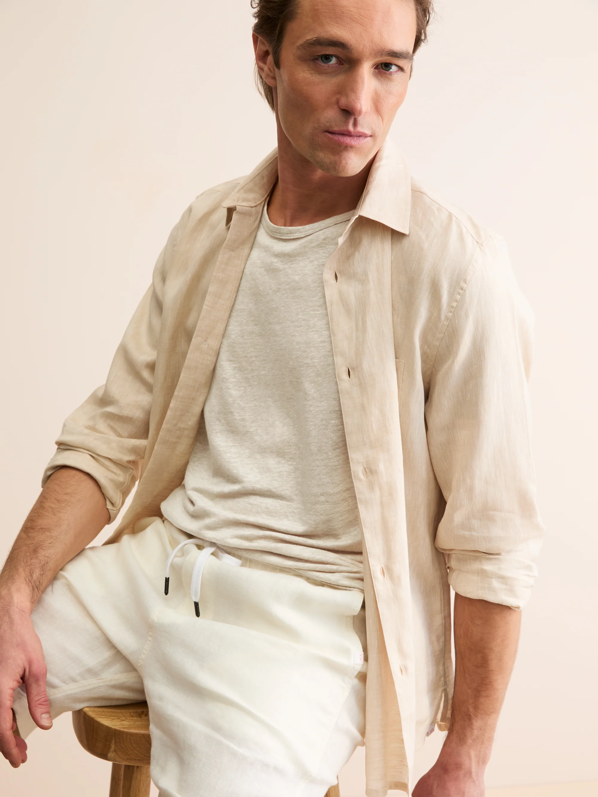 Men's T-Shirt Jordan Linen Beige - Image 7