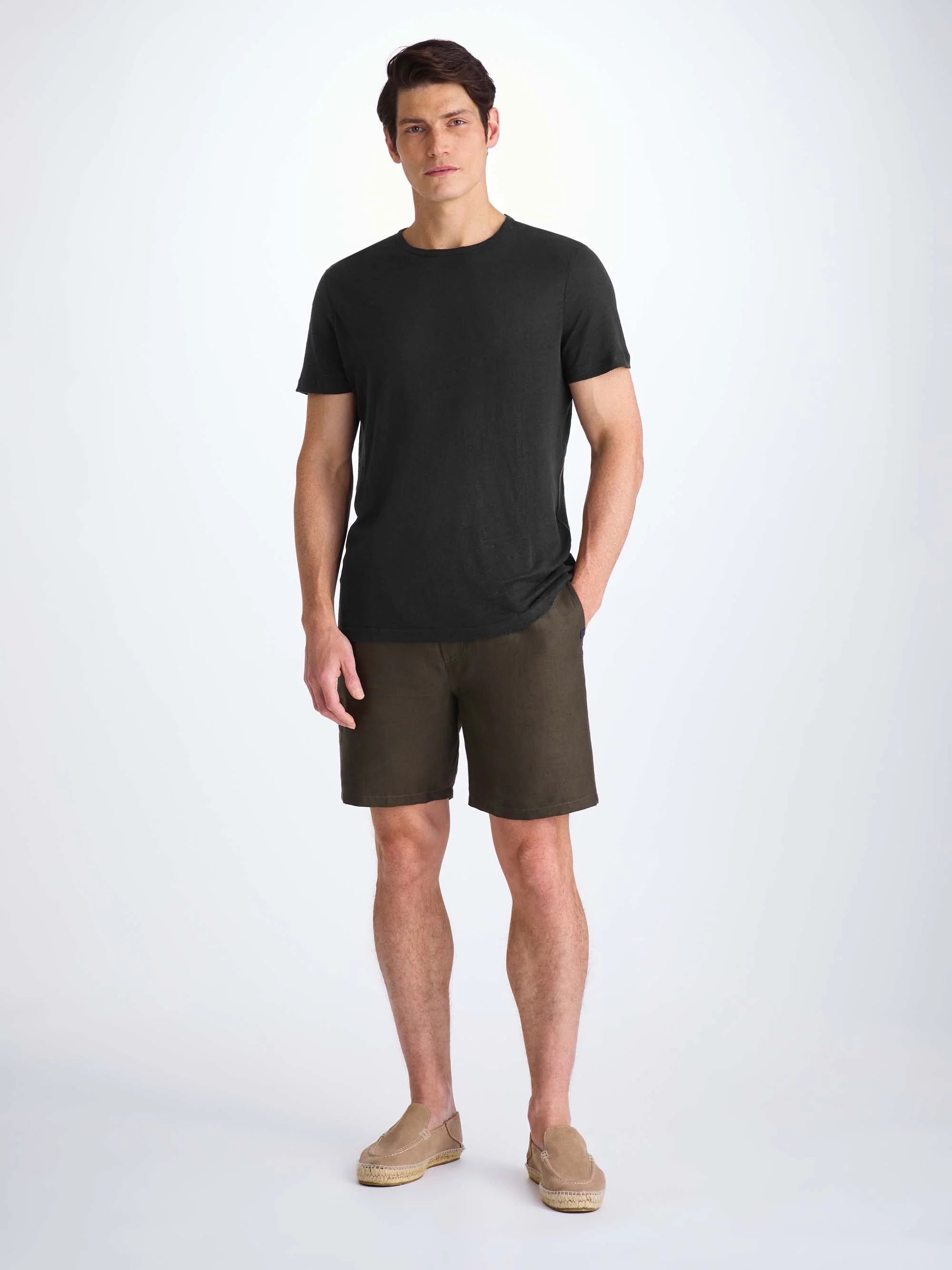 Men's T-Shirt Jordan Linen Black - Image 3