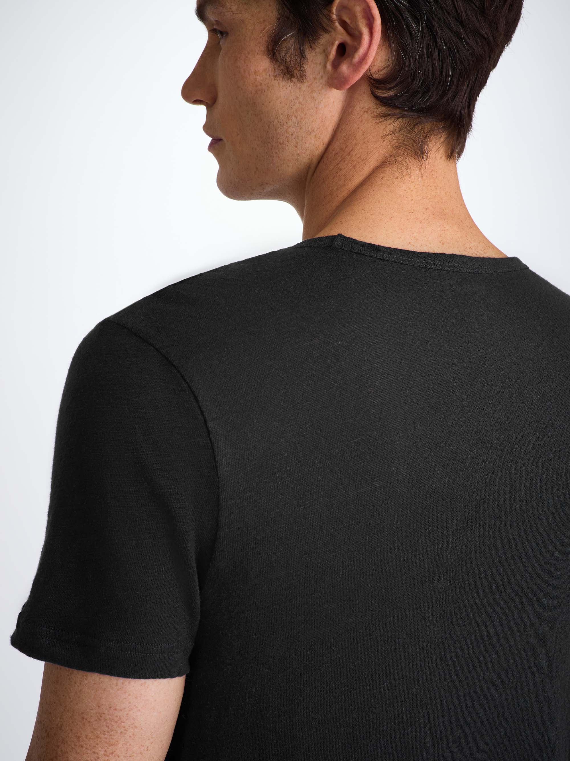Men's T-Shirt Jordan Linen Black - Image 5